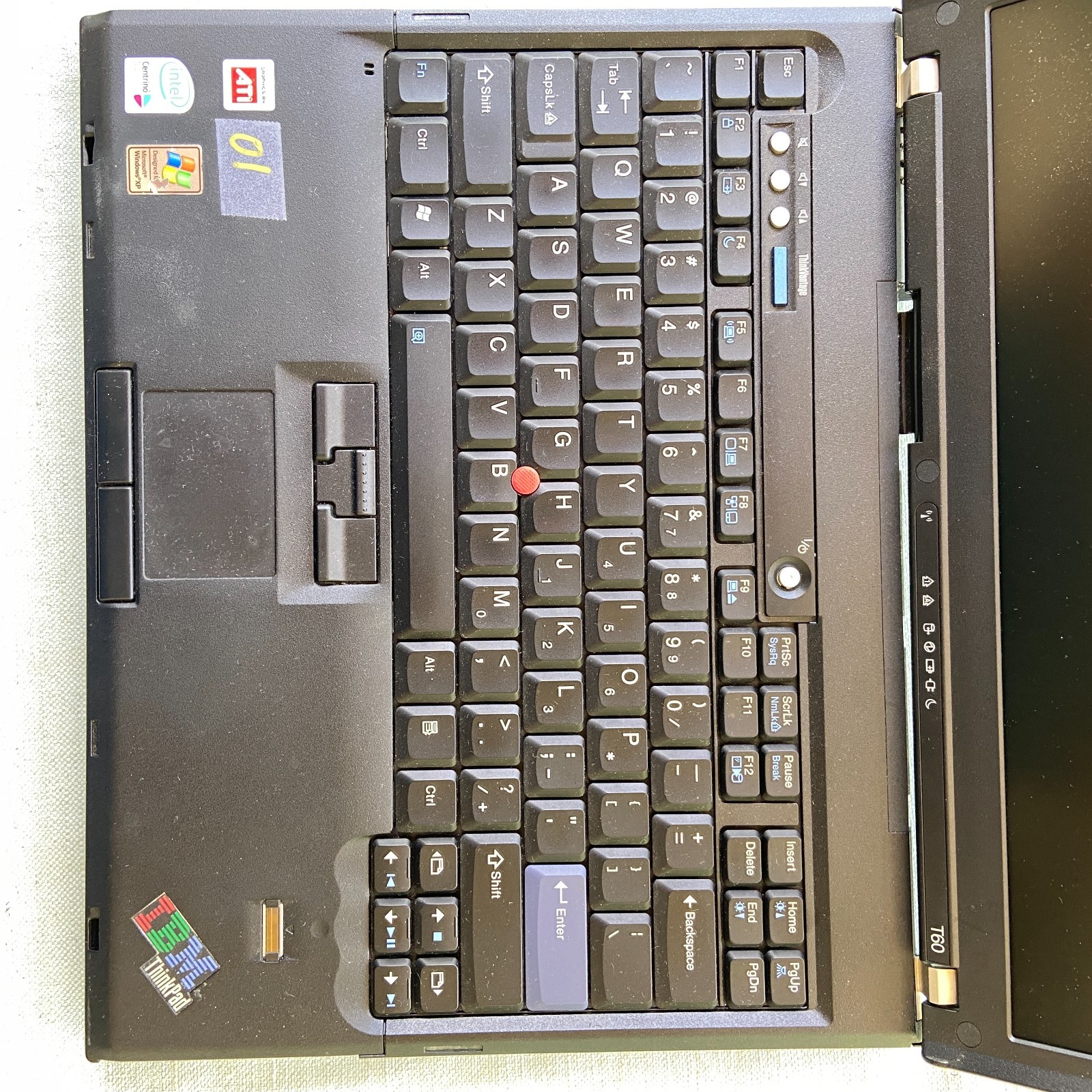 IBM Lenovo ThinkPad T60 15” Laptop Intel Centrino T2400 1.83GHz 1GB Parts Lot 2