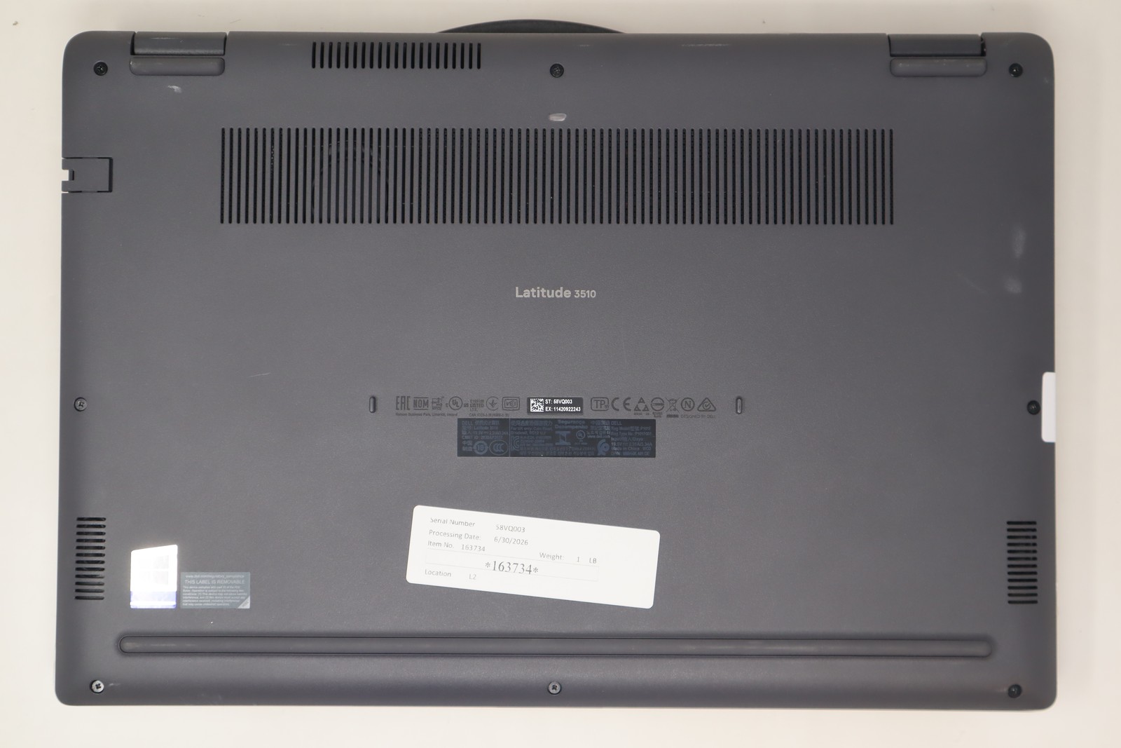 Dell Latitude 3510 Laptop Intel Core i5 10th Gen 8GB RAM 256GB SSD Win 11 Pro