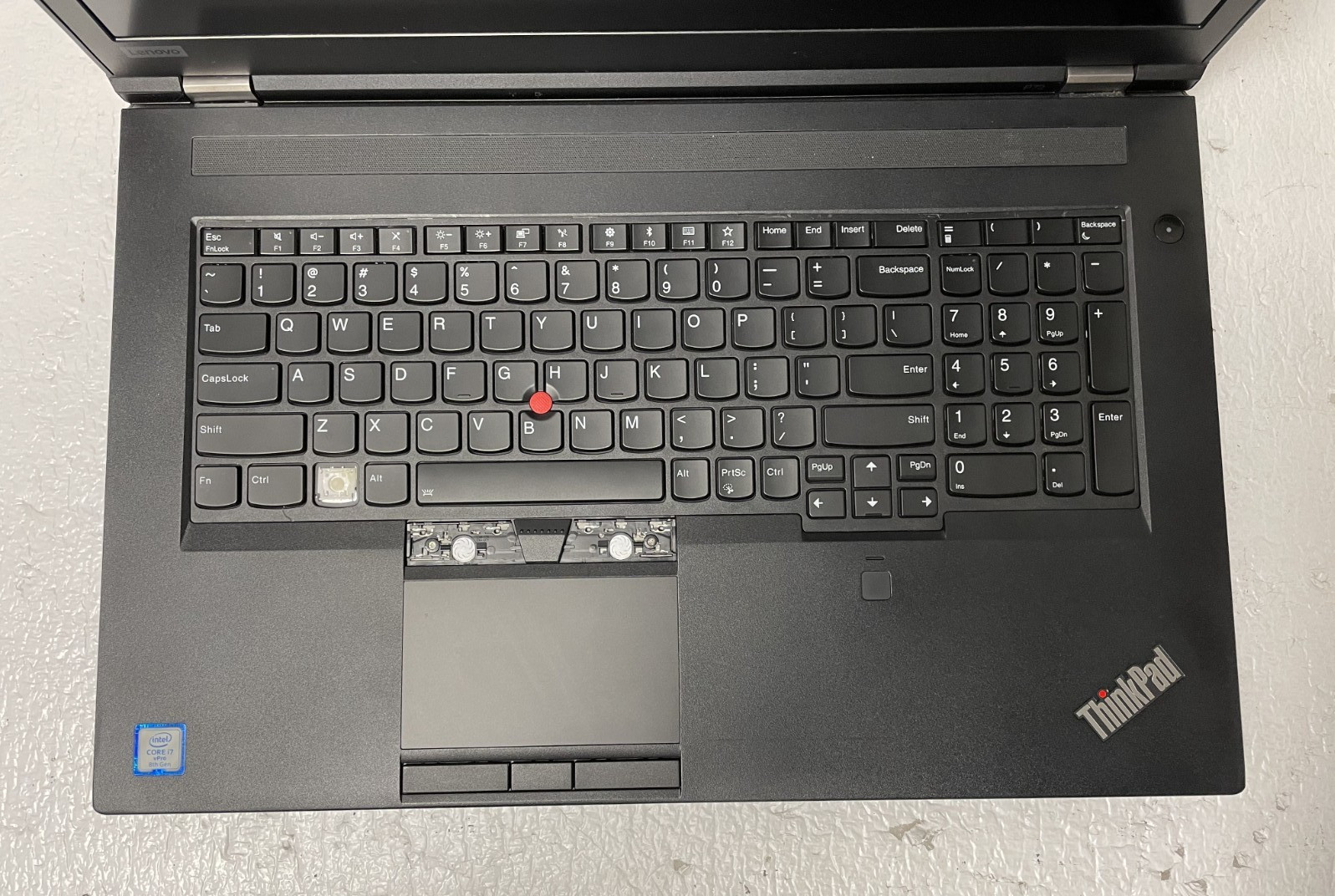 Lenovo Thinkpad P72 Core i7-8th 8GB RAM NO HDD NO Power For Parts *READ