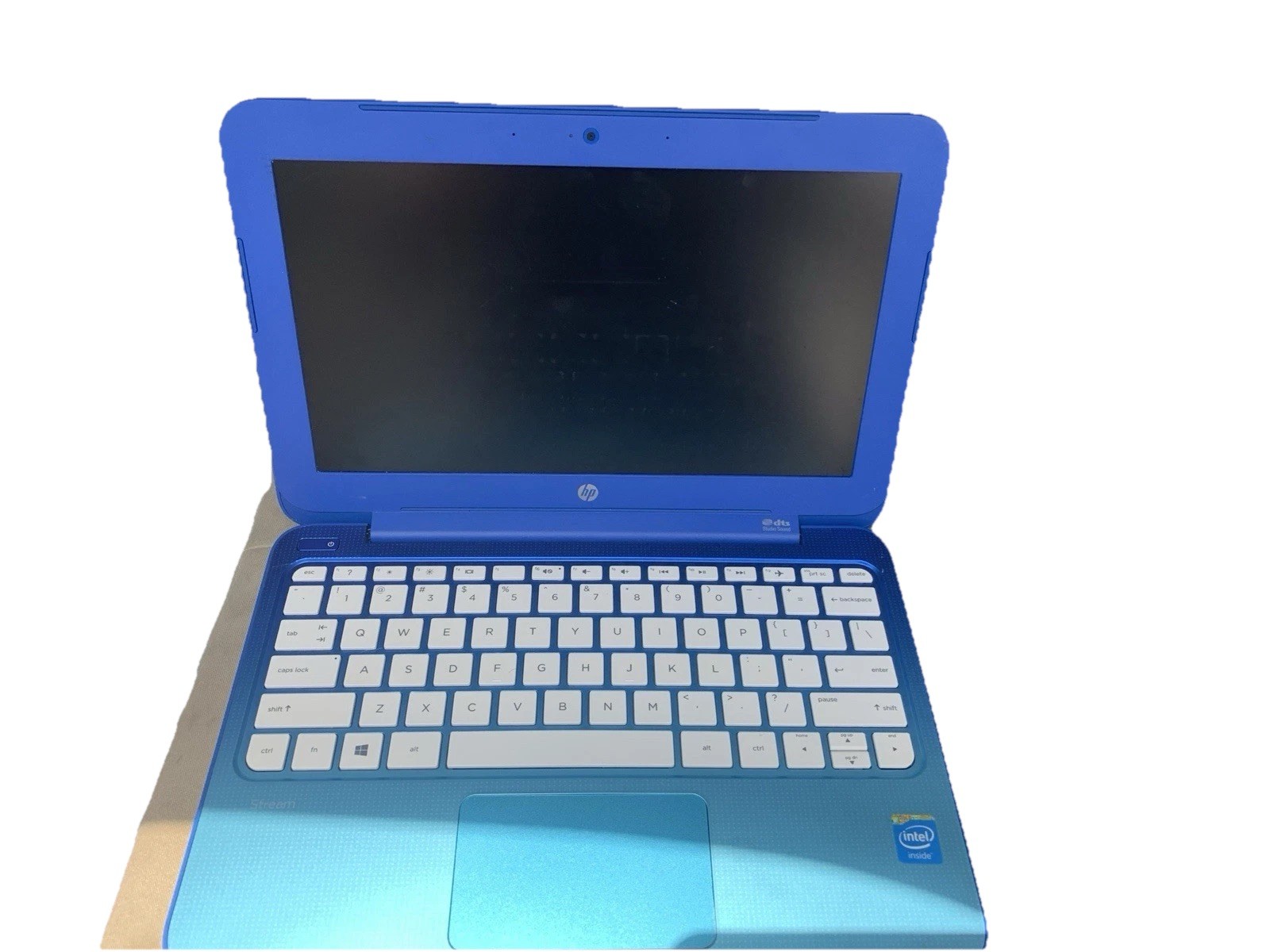 HP 11-y020wm Blue 11″ Intel Celeron N3060 32GB HDD 4GB RAM- Discoloration Scre