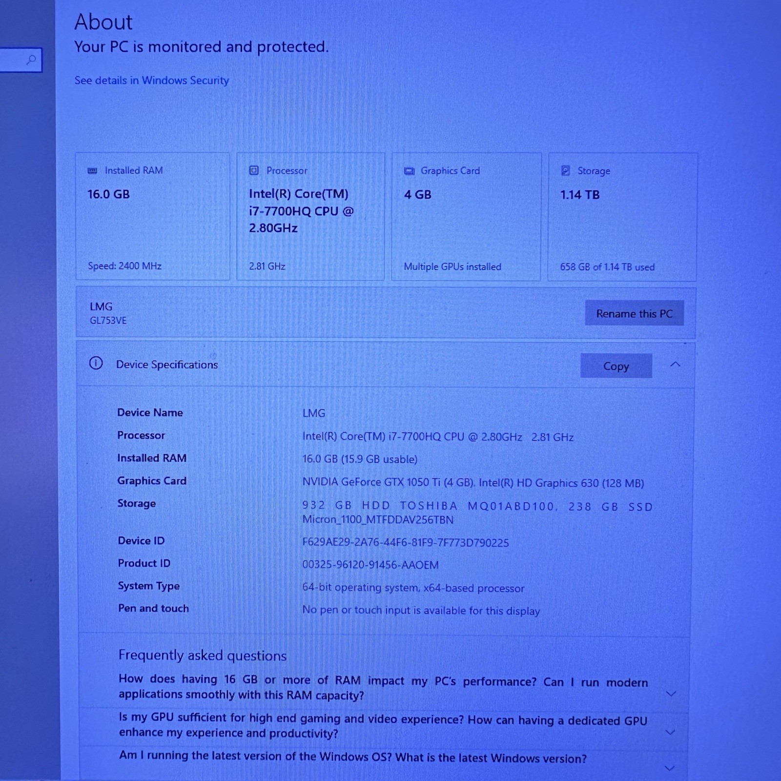 Gaming Laptop