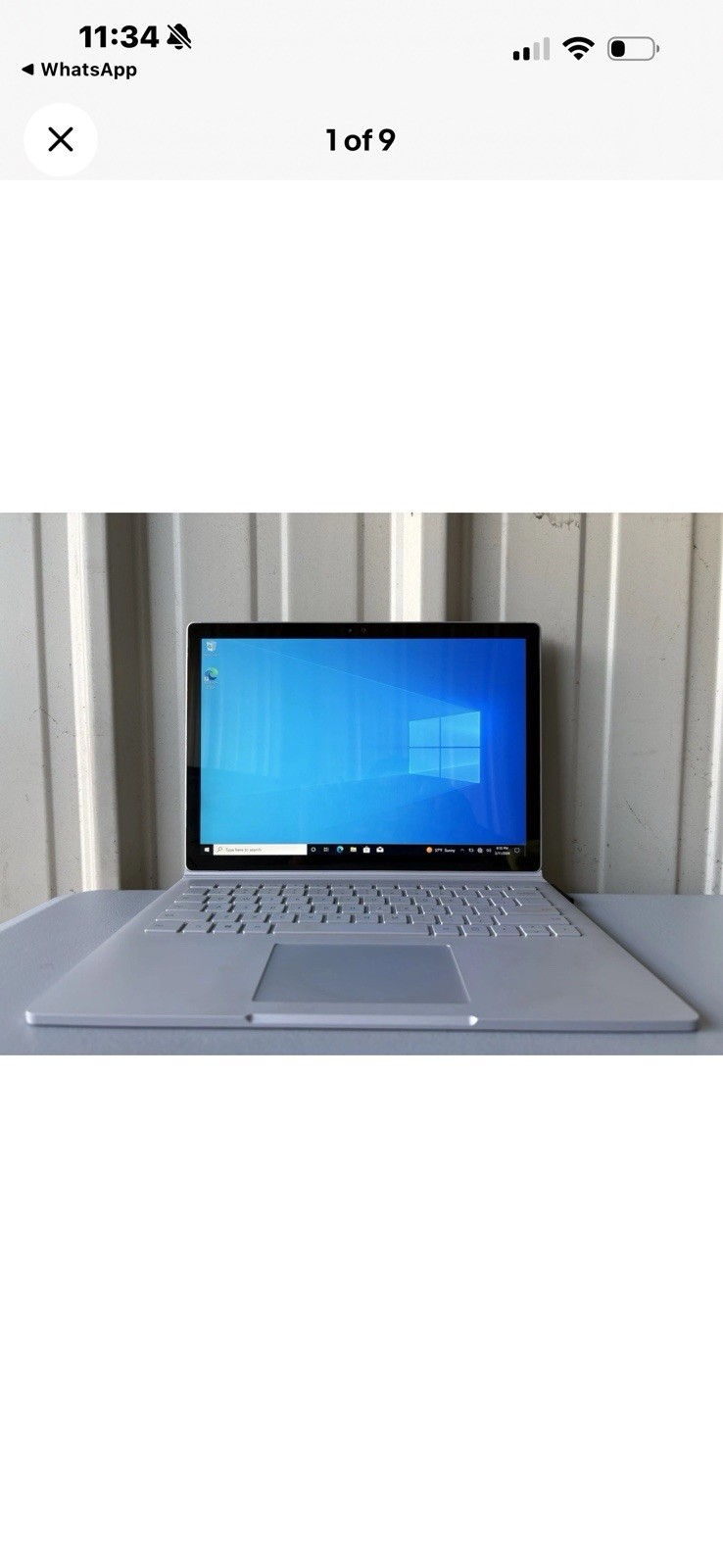 Microsoft Laptop 2/6 Gen I5/ 8 Ram/ 128 Ssd/ Win 10 Pro/ Charger Included/ Touch