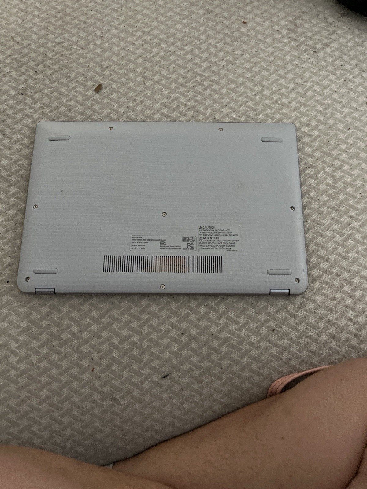 Toshiba 13.3in Chromebook Intel Celeron 1.4GHz 4GB 16GB SSD Chrome OS