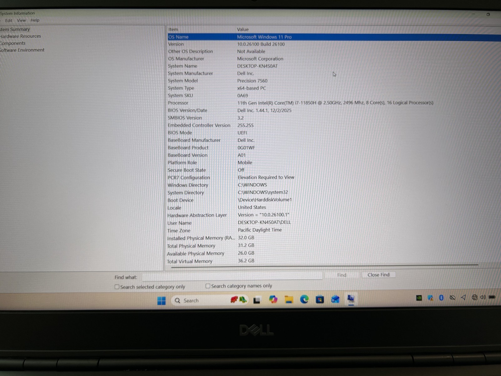 Dell Precision 7560 16″ Core i7- 11850H 32GB RAM 1TB NVMe NVIDIA RTX A2000 GPU