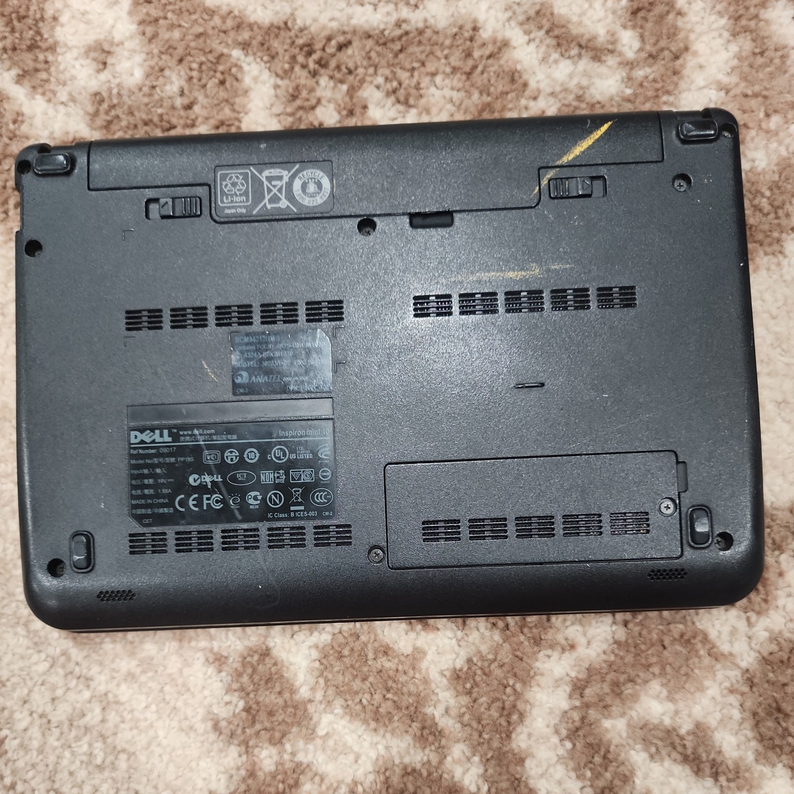 Dell Inspiron Mini 10 Netbook Intel Parts only ** not tested***