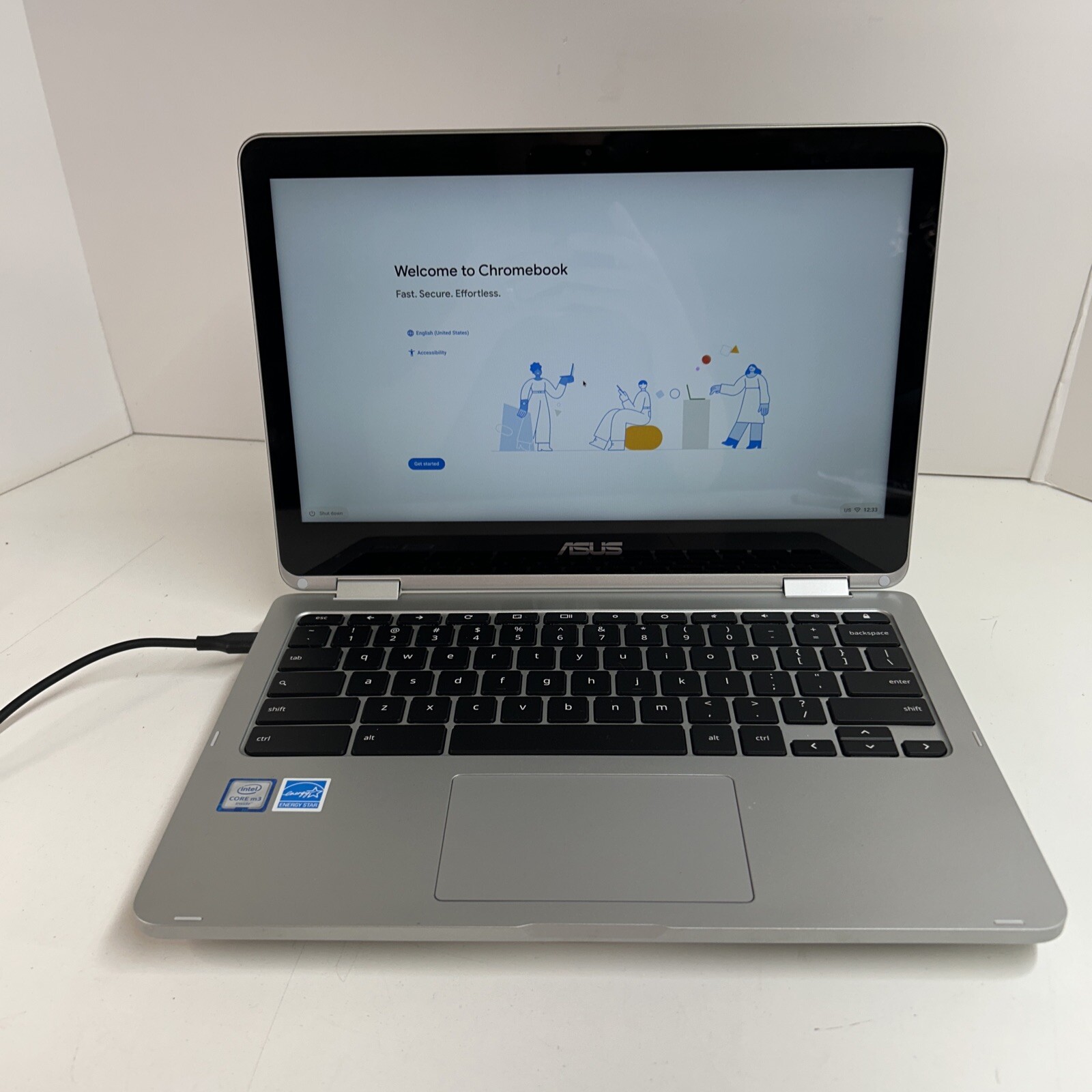 ASUS Chromebook Flip C302C Intel Core m3 12.5- Inch Touchscreen 4GB Ram 64GB