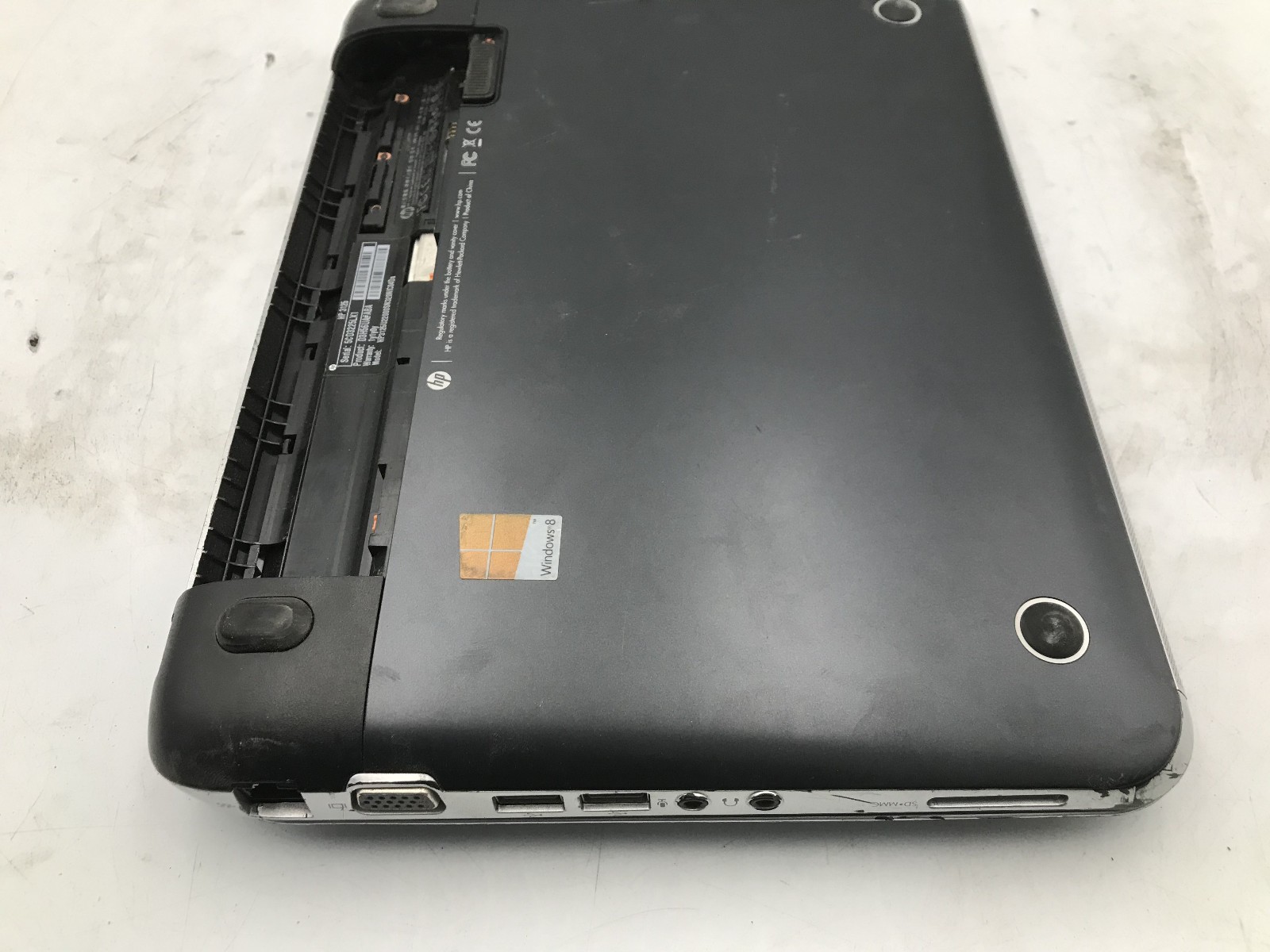 HP 3125 LAPTOP – BOOTS TO BIOS – AMD E2 2000 – NO RAM – 12″ -READ DESCRIPTION-BB