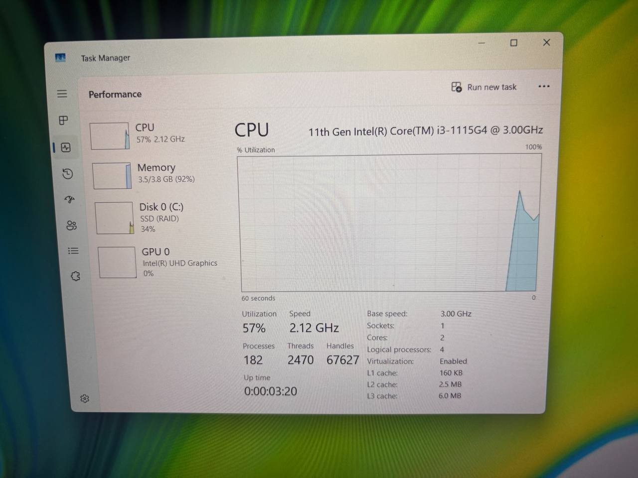 Acer Aspire 5 A515-56 15.6″ FHD i3-1115G4 4GB Ram 512GB SSD Win 11 PH9
