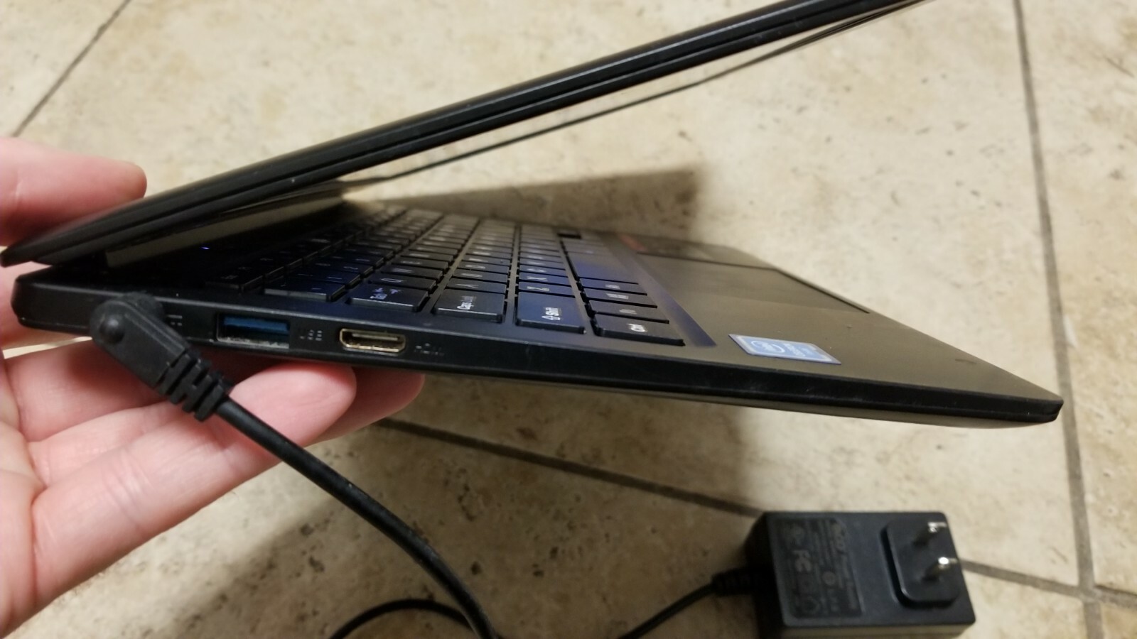 EVOO EV-C-116-1-BK Laptop 11.6″ HD Intel N3350 1.10GHz 32GB FOR PARTS