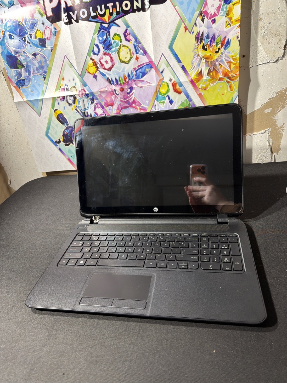 HP 15-1387wm LAPTOP untested no power cord FOR PARTS ONLY