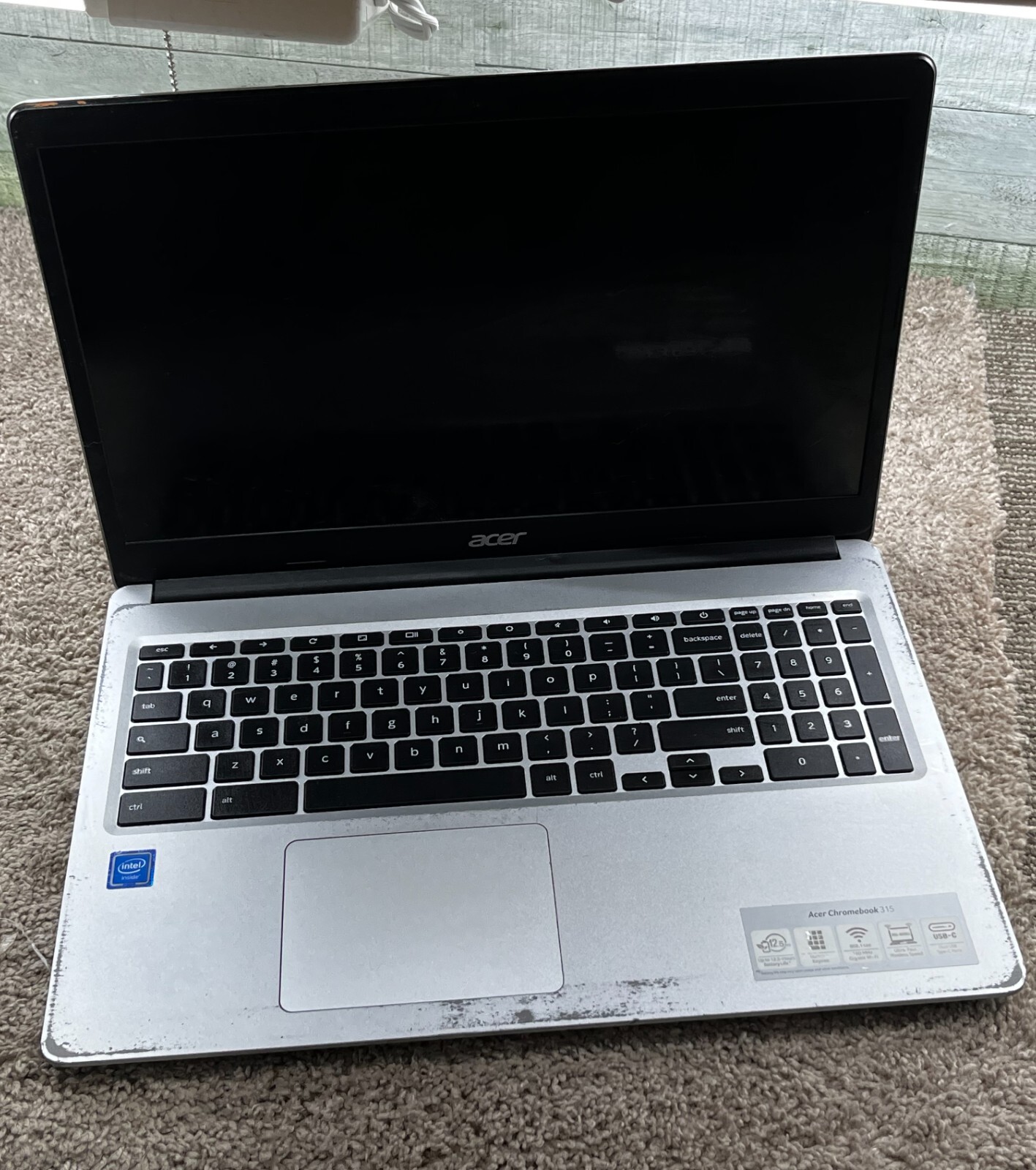 Acer N19Q3 ChromeBook CB315-3H Series No Power Cord PARTS/REPAIR 903731
