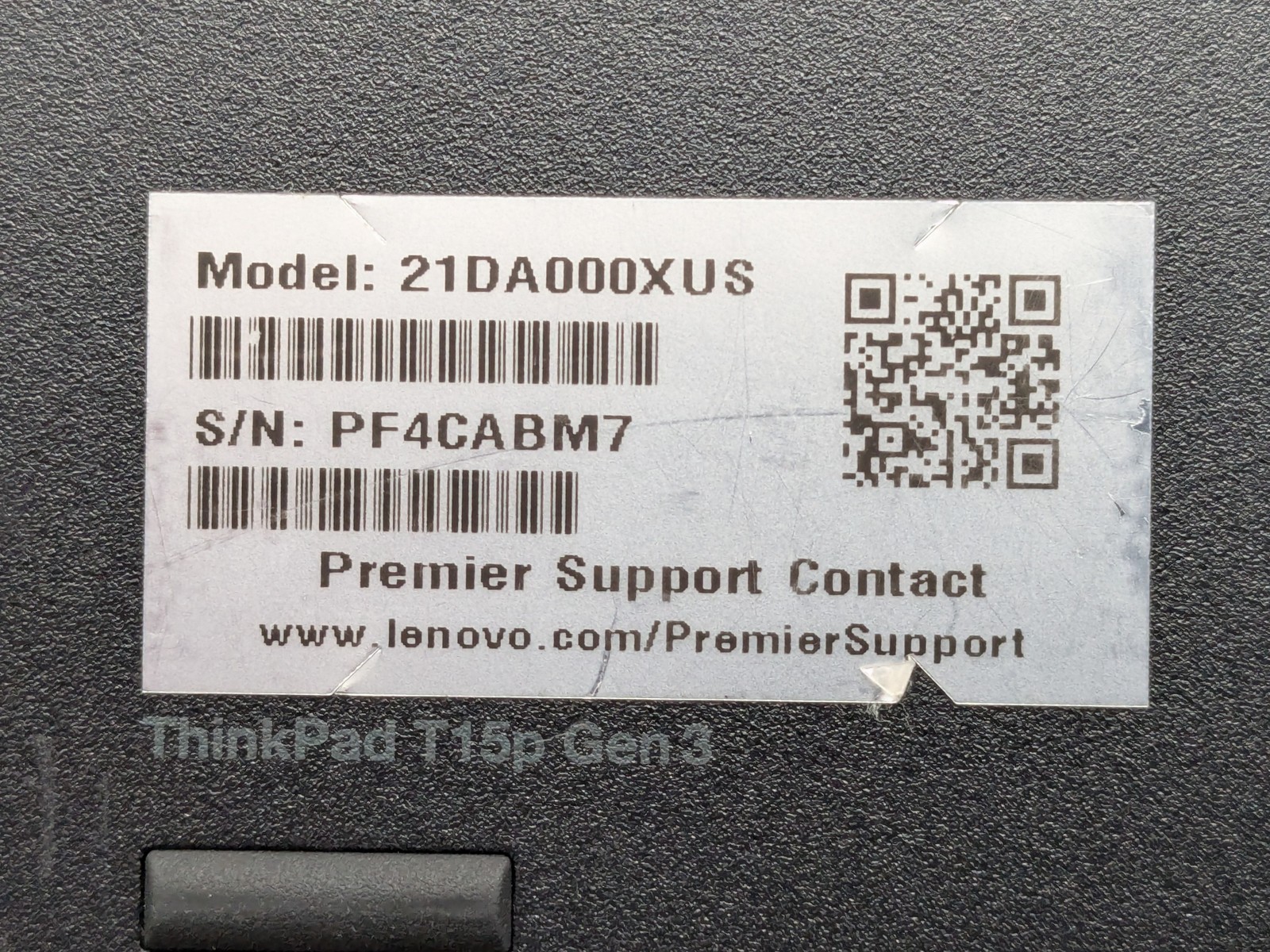Lenovo ThinkPad T15p Gen 3 15″ 4K I7-12700H 1TB SSD 32GB W11P GeForce RTX 3050
