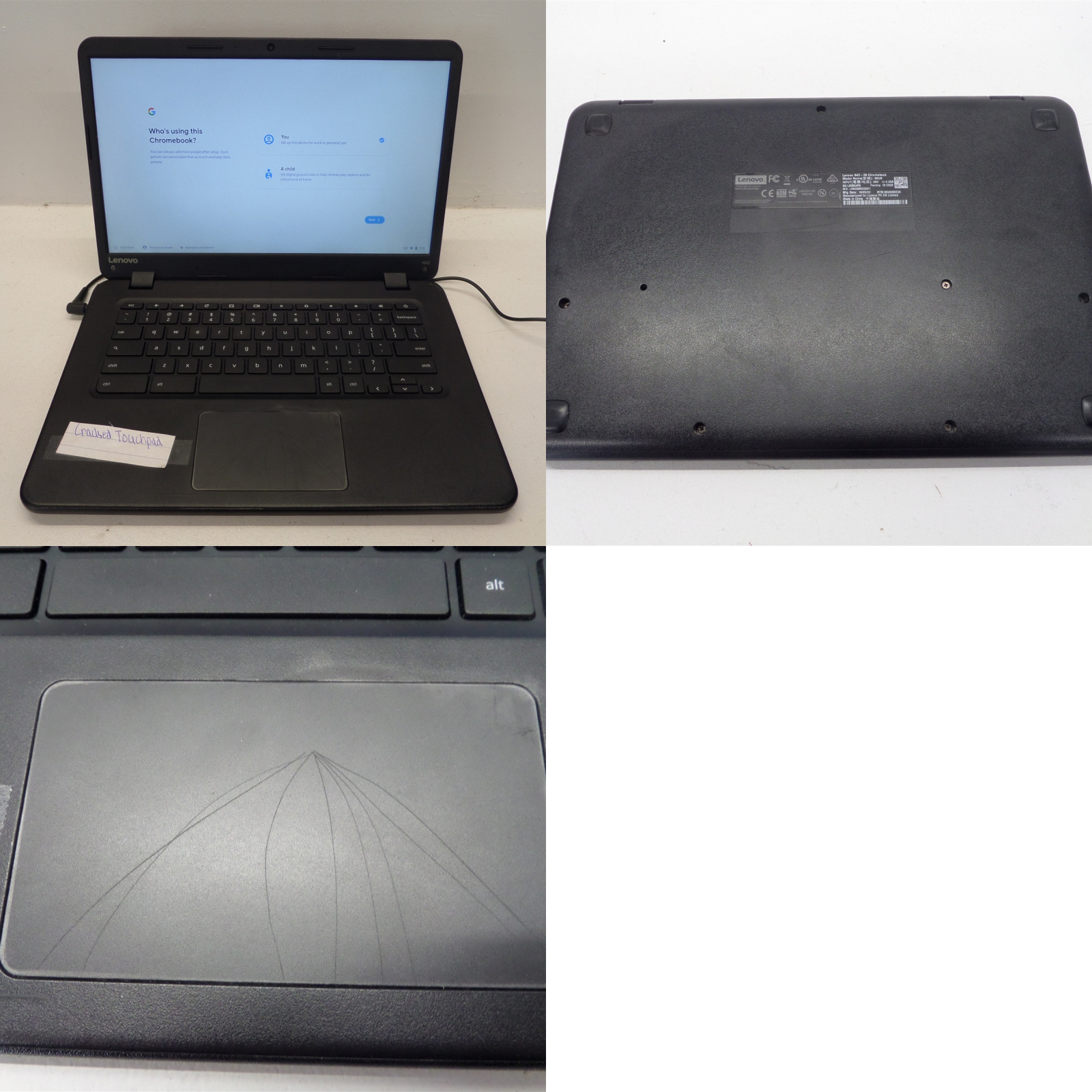 Lot Of 11 Lenovo N42-20 80US 14″ 80US0002US Chromebook 32GB SSD READ DESC