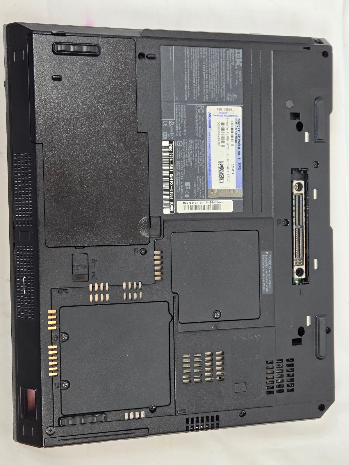 IBM ThinkPad R40 Pentium M 1.40GHz 512MB RAM No HDD *Read*