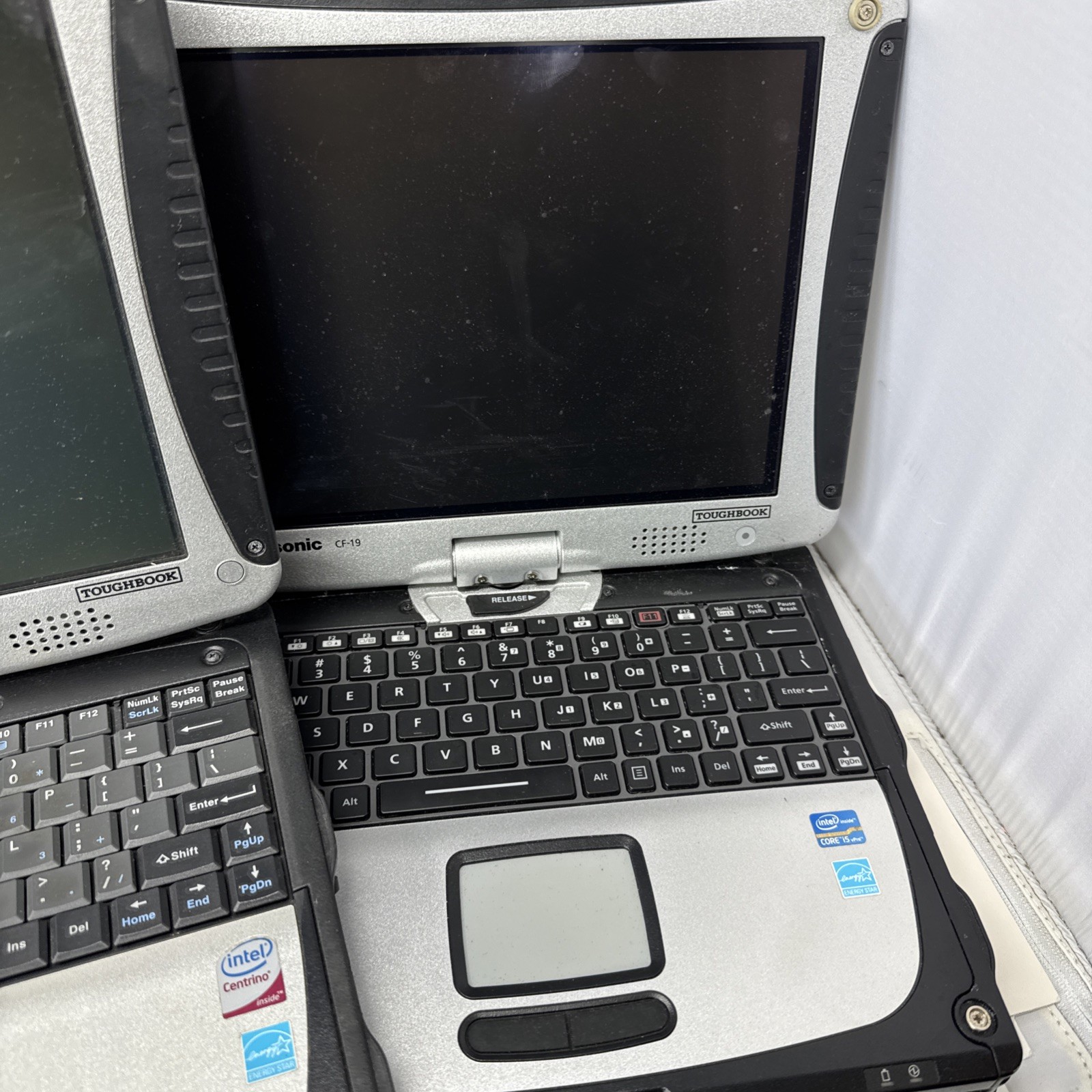 Lot of 5 Panasonic Toughbook CF-19 – UNTESTED- For Parts Unit AS IS