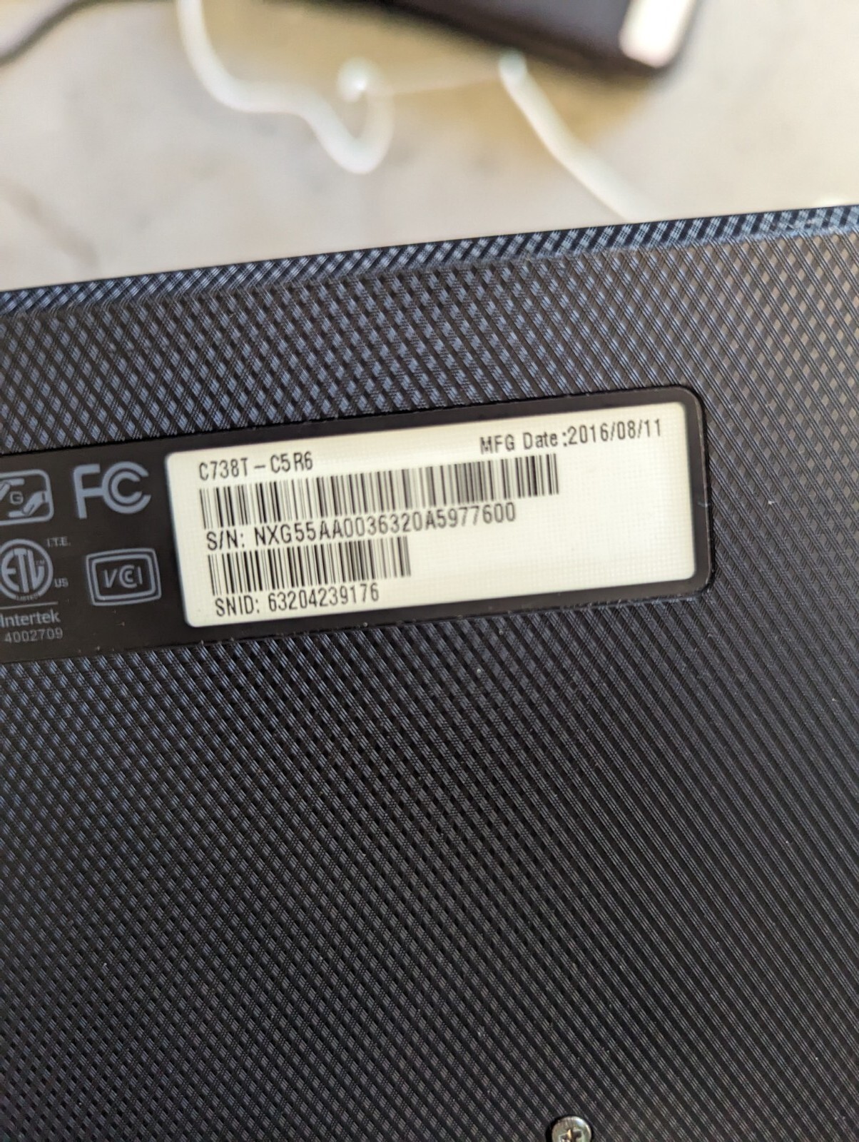 Acer Chromebook R 11 C738T-C5R6, N15Q8 11.6″ Touch-screen 4GG RAM 32GB