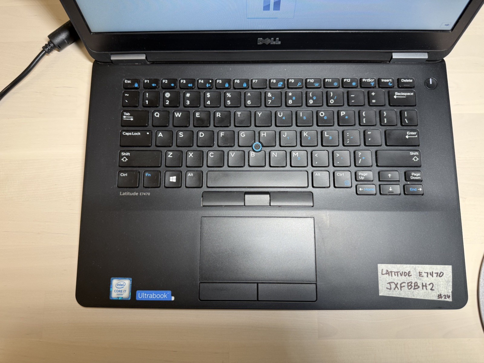 Dell Latitude E7470 Laptop Intel i7 6th Gen No HD/OS/AC Adapter- Swollen Battery