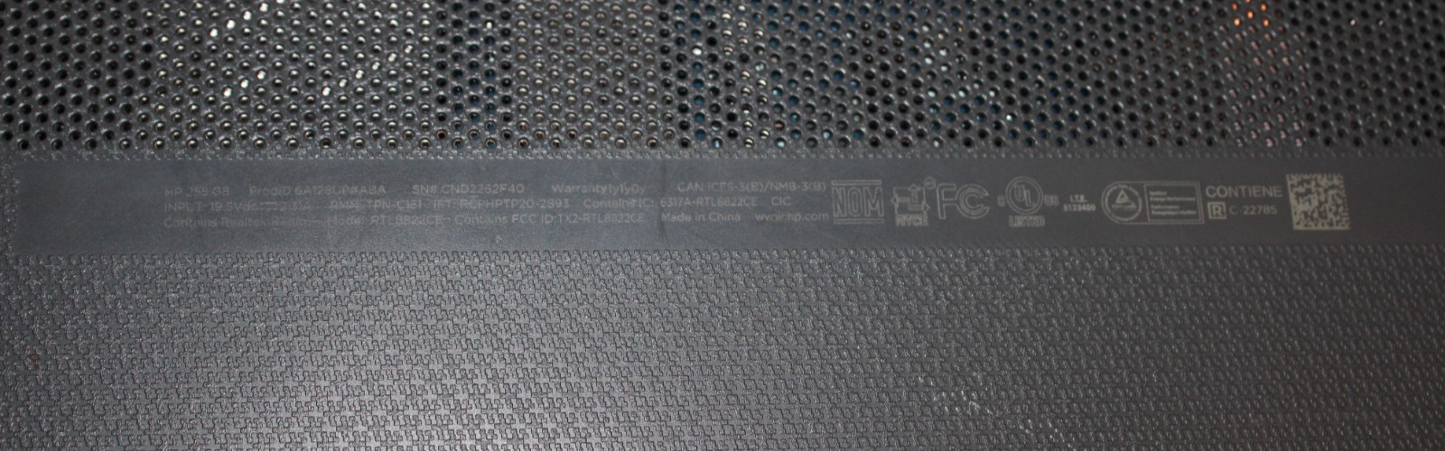 HP 255 G6 Amd A6-9225 Radeon R4 2.60GHz 15.6″ Laptop As Is No Display AO1102183