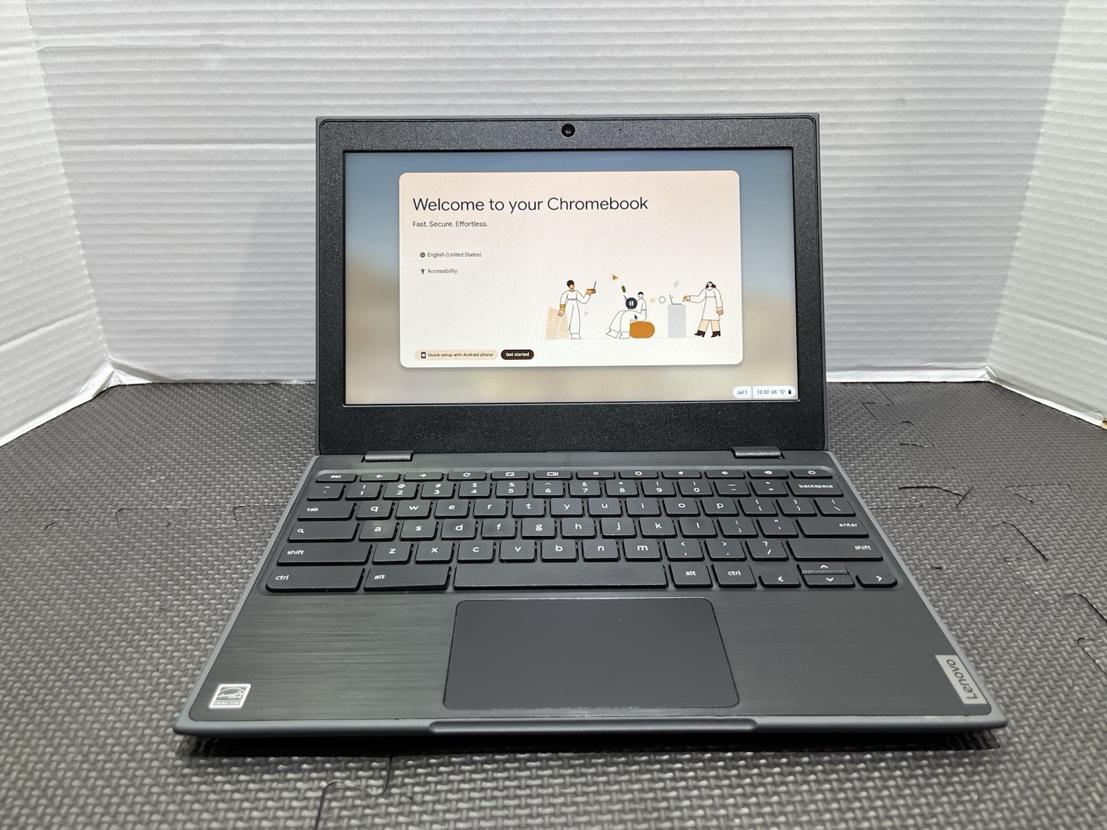 Lenovo Chromebook 100e 2nd Gen 11.6″ 4gb 32GB SSD , Working , No charger