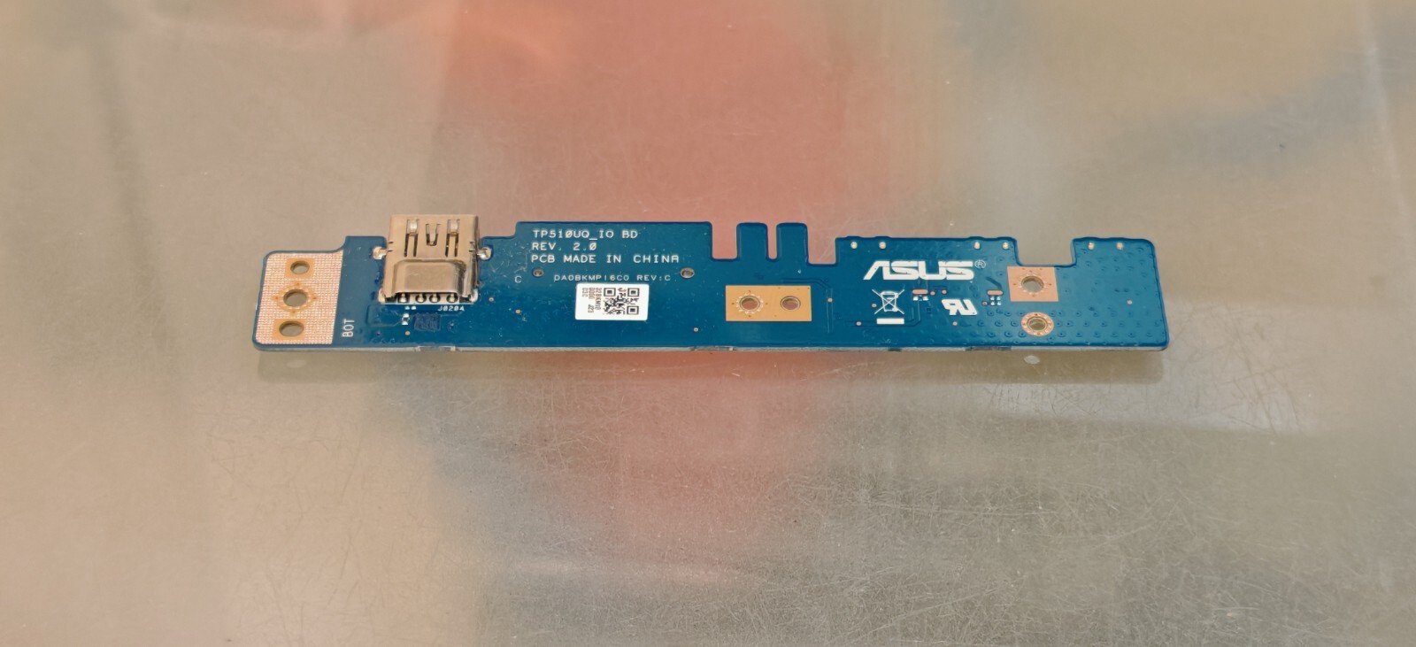 ASUS TP510 USB SD LED CARD VOLUME POWER ON POWER TP510UQ_IO BD REV. 2.0