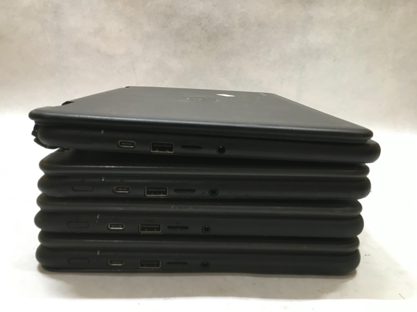 Lot of 4 Dell Chromebook 3100/5190 2-in-1 Power Dead Missing Components- FT