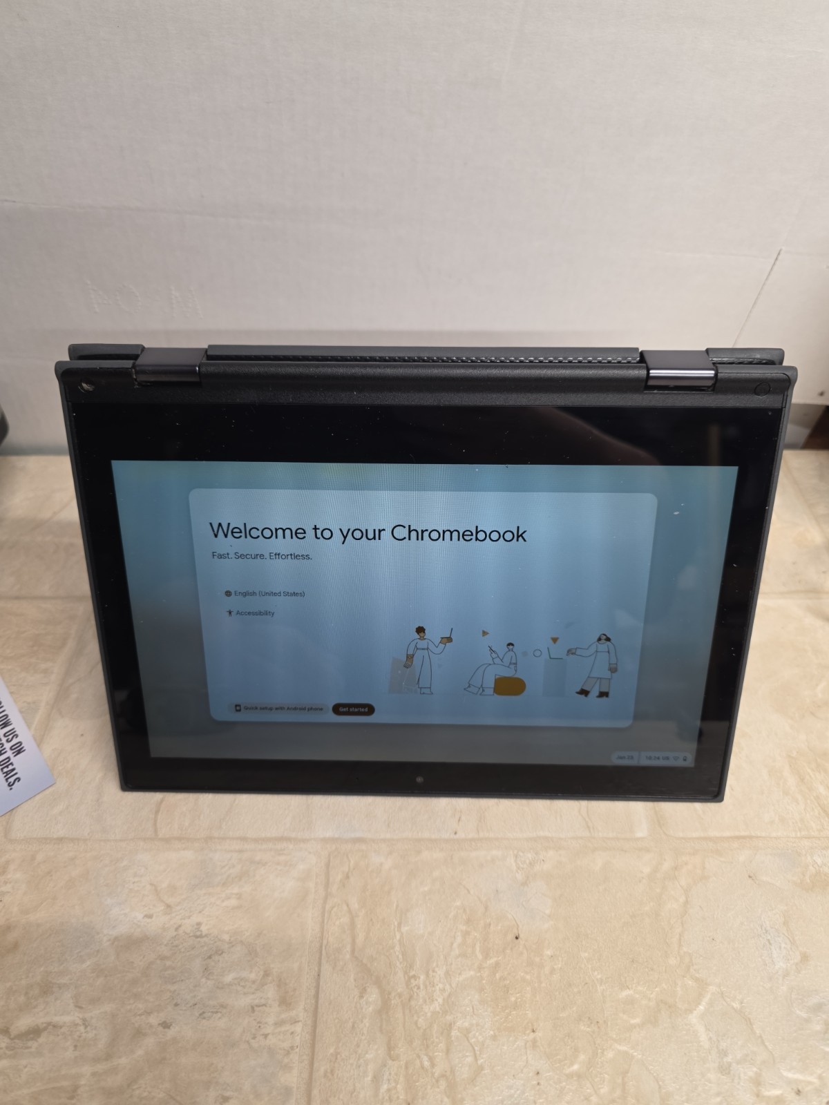Lenovo (Chromebook) 500e Gen2 81MC004WUS 4GB 32GB WiFi 2 In 1 Touchscreen