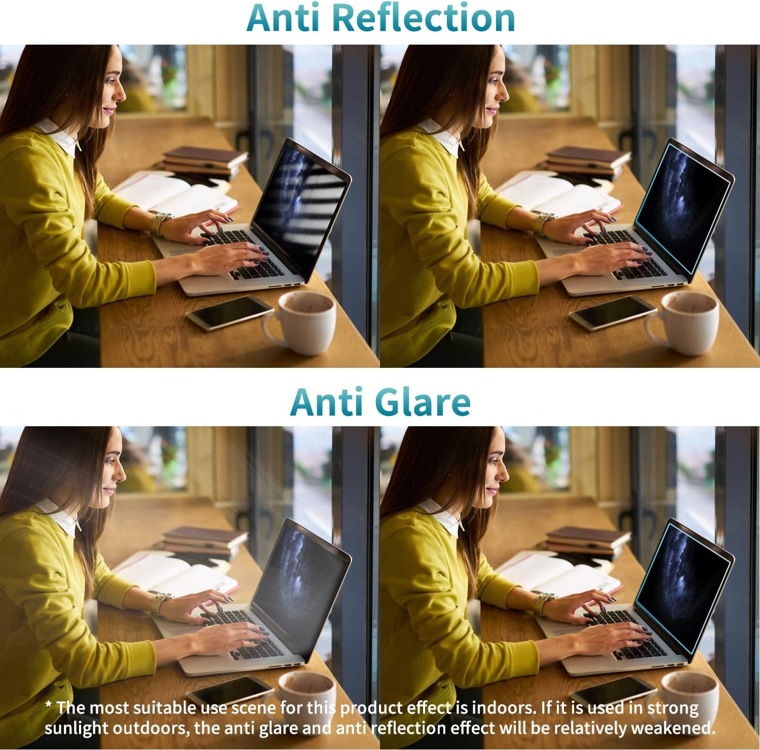 14″ Laptop Screen Protector, Anti Blue Light, 2-Pack for Acer Swift X/Spin 5