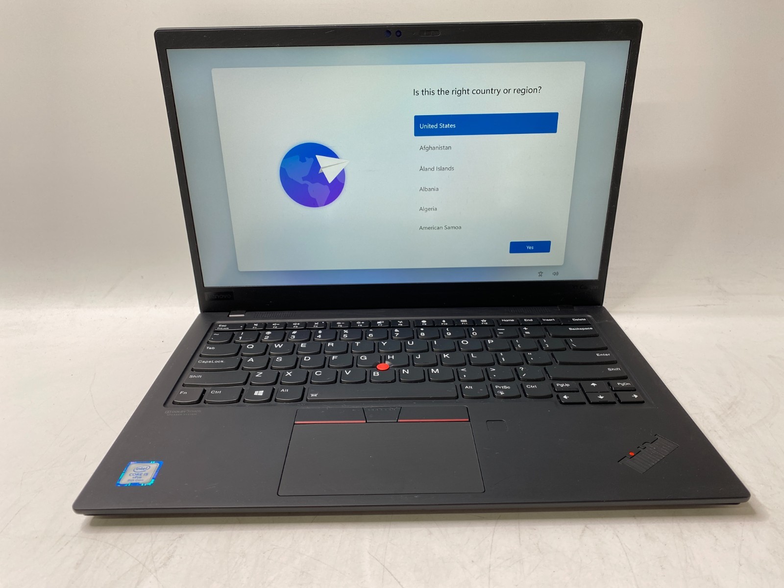 Lenovo ThinkPad X1 Carbon Gen 7 i5-8265U 16GB 512GB Win11P – Bad Speakers PARTS