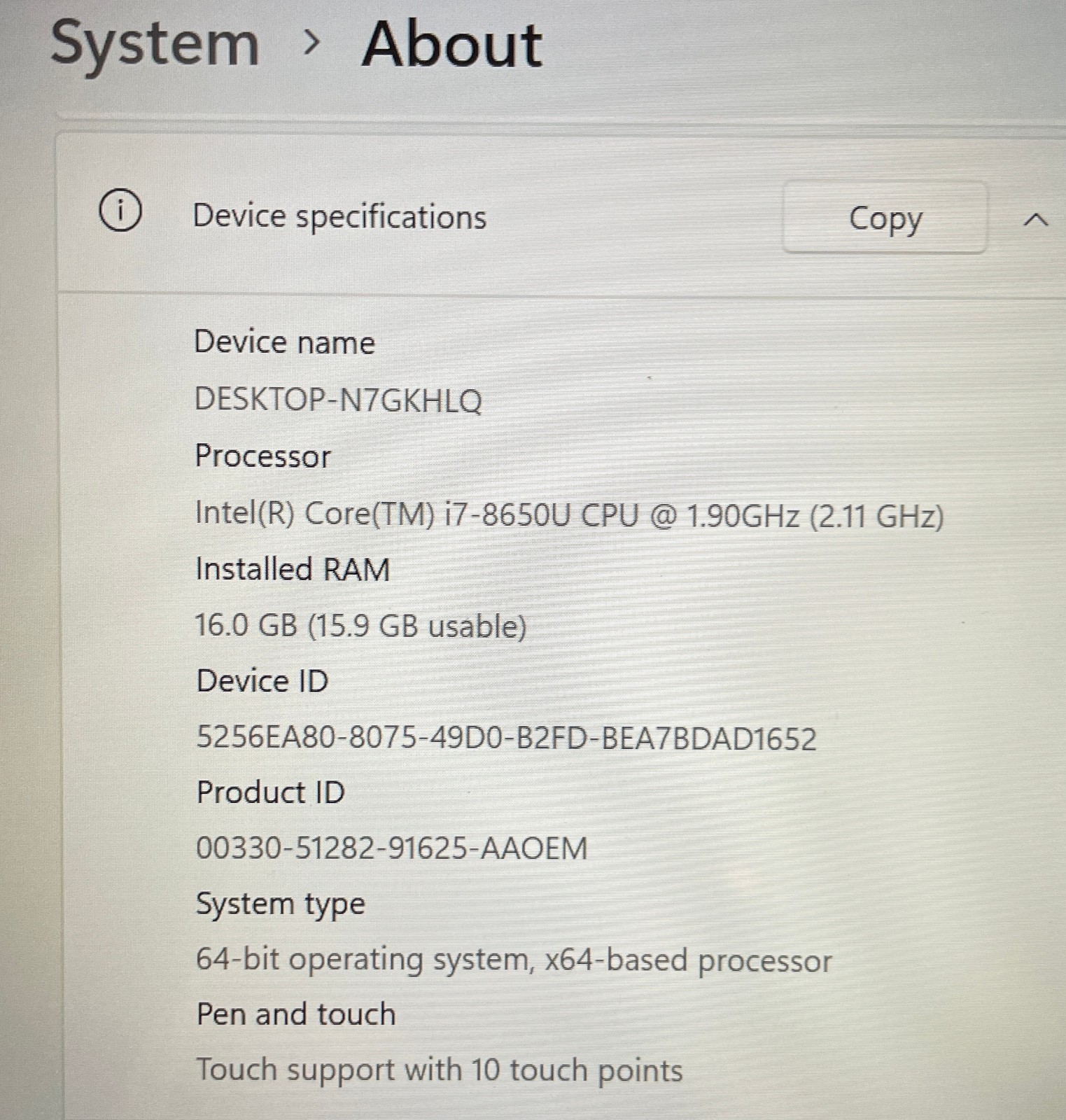 Dell 5490 14″ Laptop i7-*TOUCH* 16GB/512gb+1tb/Win11 Pro 25H2+Office 2021-5 MORE