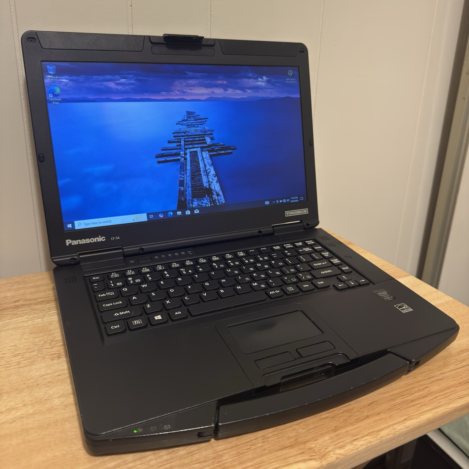 Panasonic Toughbook CF-54 MK1 14″ Laptop (i5, 4GB RAM, 256GB SSD) w/ Fischer USB