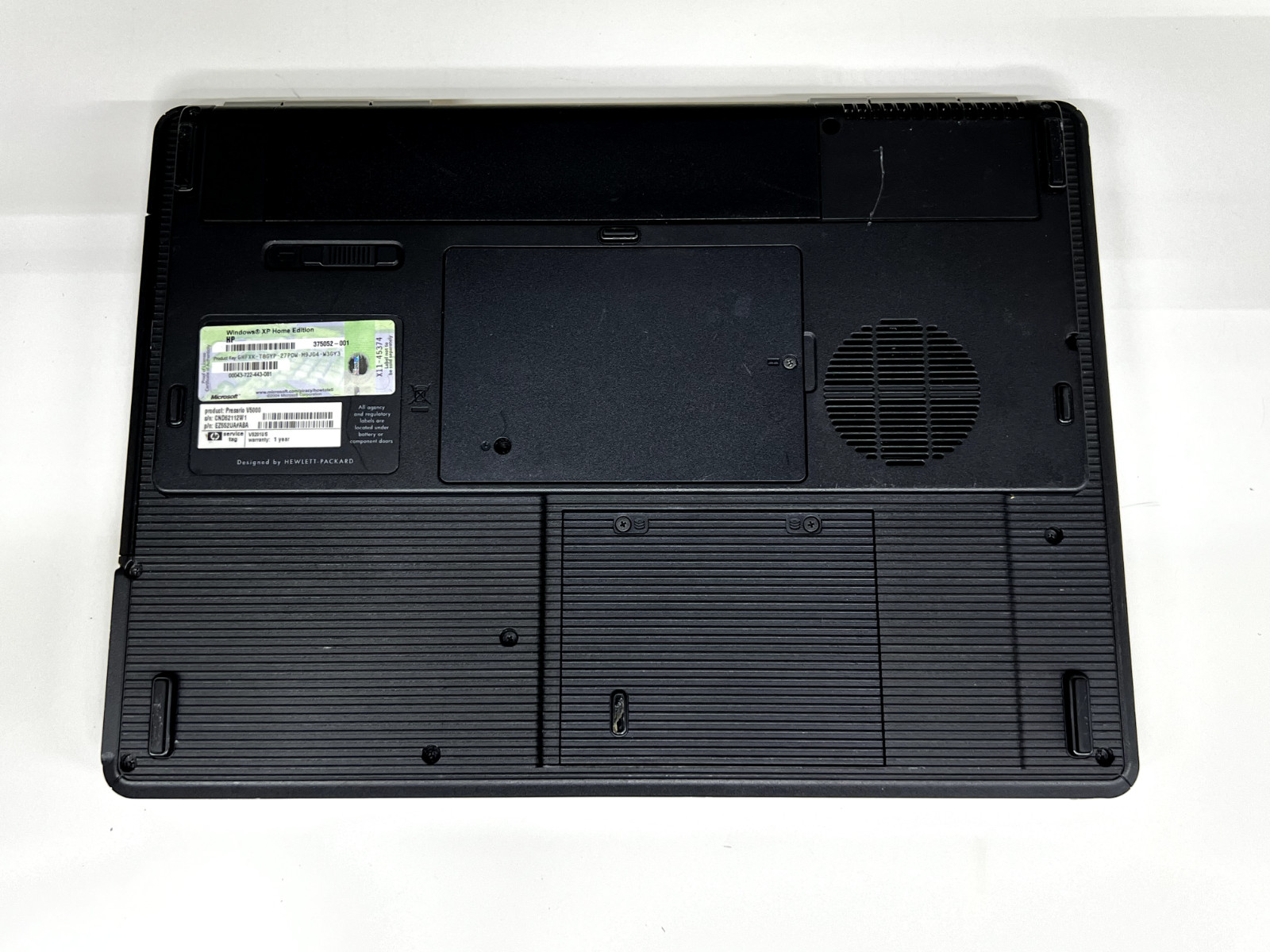 Compaq Presario V5000 Laptop 80GB HDD 512MB RAM No Power For Parts Repair