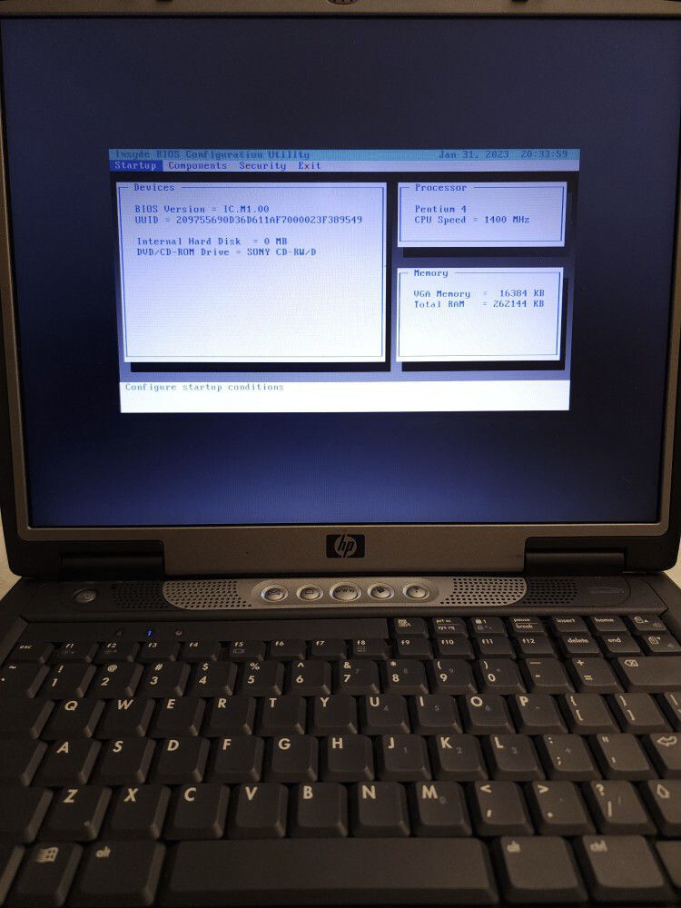 Vintage HP Laptop Zt1175