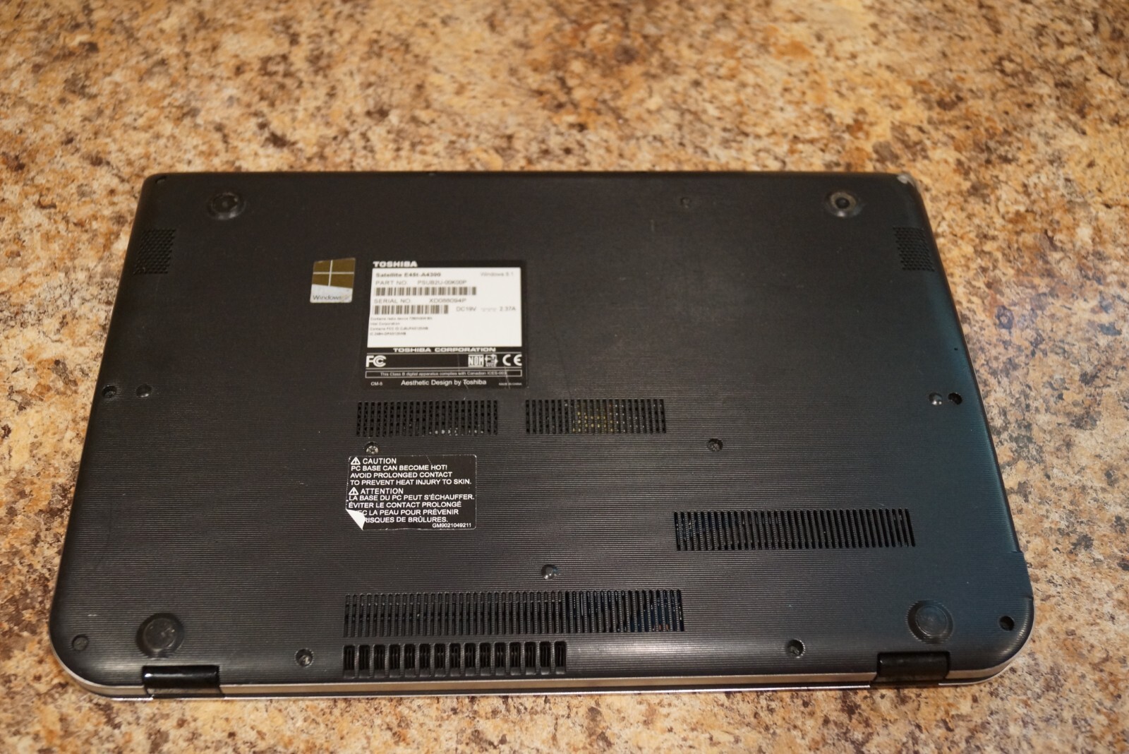 Activated 22H2 WIN 10 Home Toshiba E45t-A4300 Gen4 i5@1.60GHz,6GB RAM, 700GB HDD