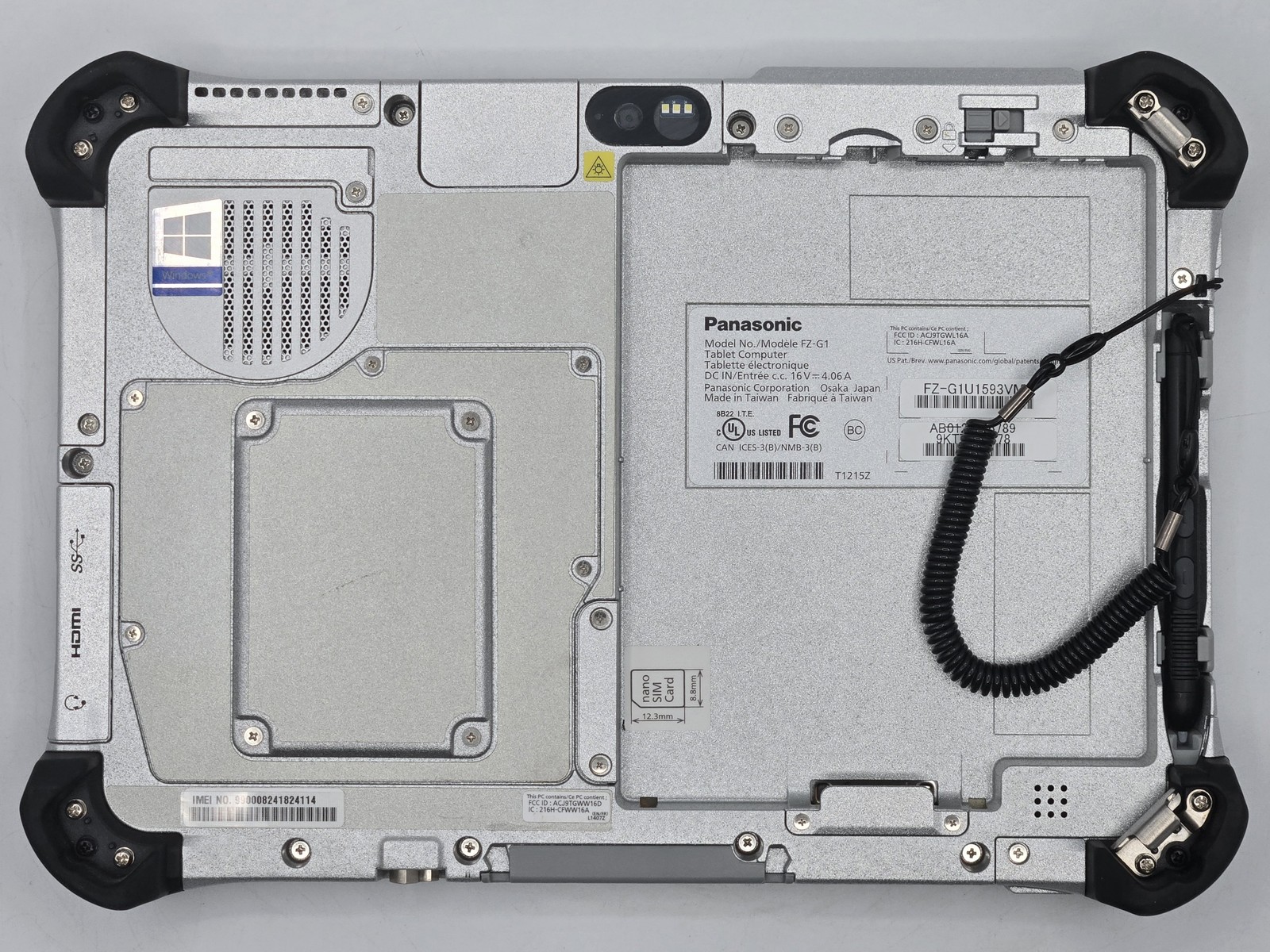 PANASONIC Toughpad FZ-G1 2-in-1 10″ FHD+ I5-7300U 8GB Stylus Motherboard *READ*