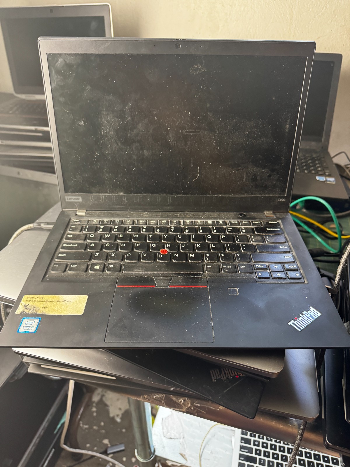 Lenovo ThinkPad T490 Core I5 8th Gen Laptop For Parts/Repair #3962