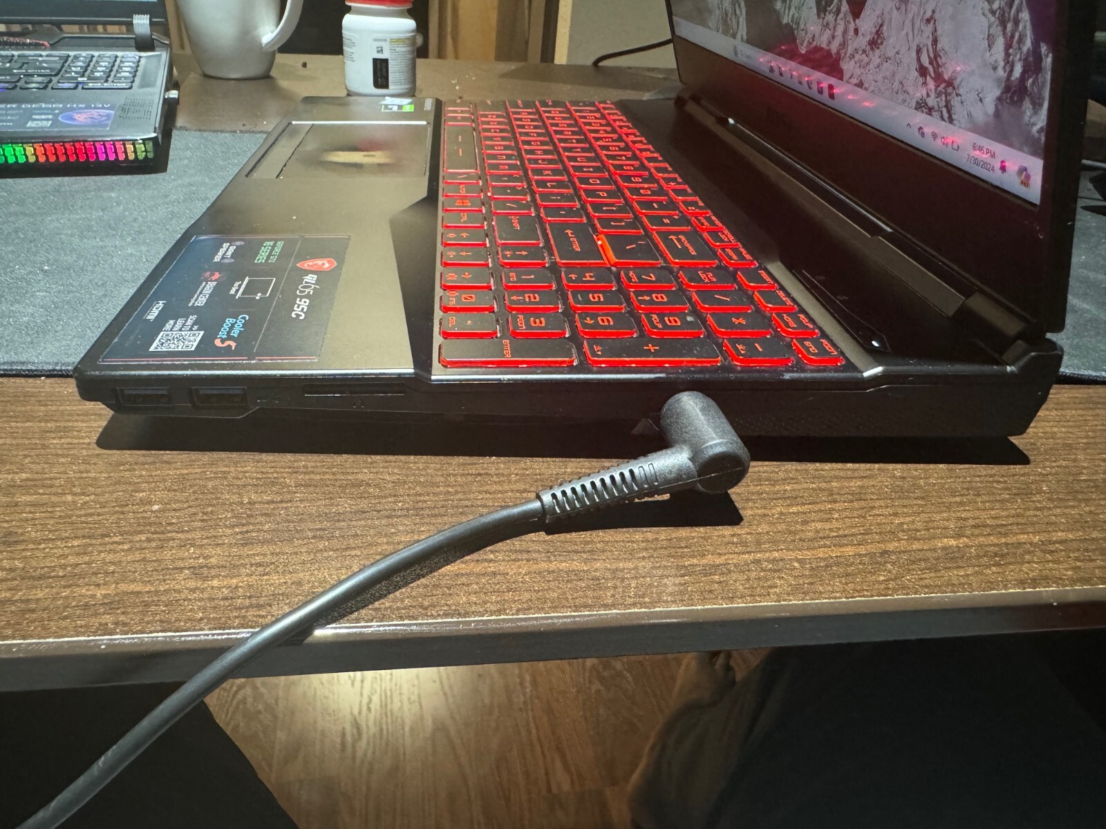 MSI Gaming laptop, i5 -9300H, 2.40GH, GL65 9SC 16GB 64-bit OS Windows 11