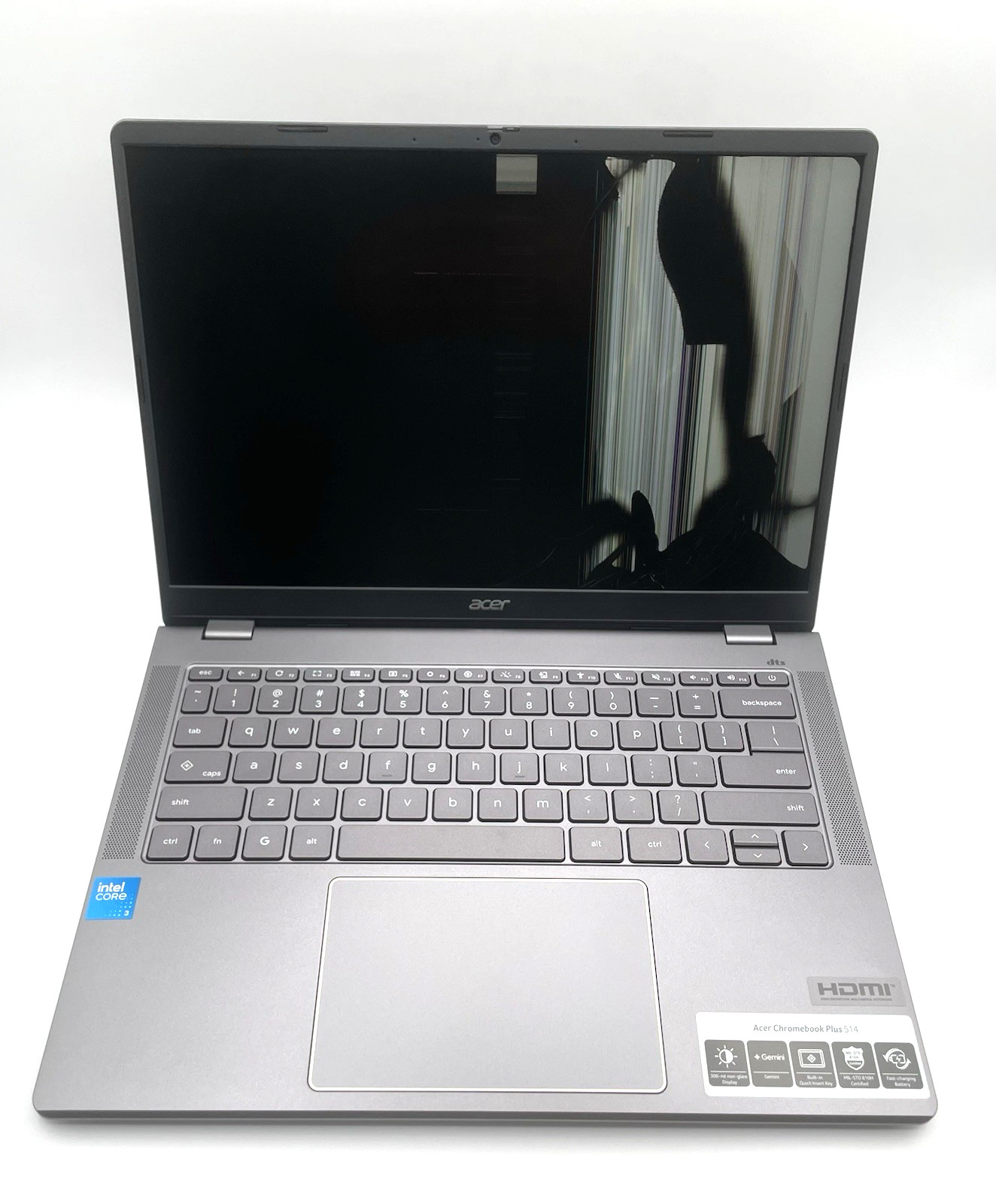 Acer Chromebook 514 Plus 14” Touchscreen CB514-6HT-368-E AS IS”BROKEN SCREEN
