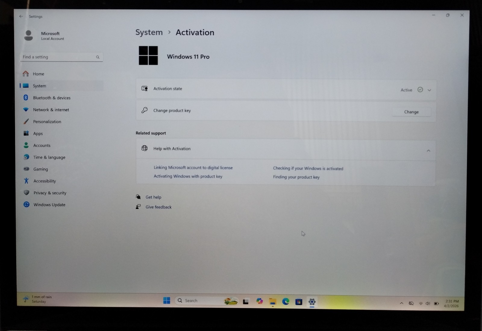 Microsoft Surface Laptop 4 1950 i5-1145G7 2.60GHz 16GB RAM 512GB NVMe W11P H3955