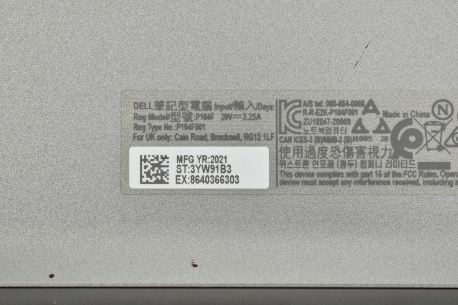 Dell Latitude 5520 Laptop i5-1135G7 2.4GHz 16GB 256GB SSD No OS *See Details*