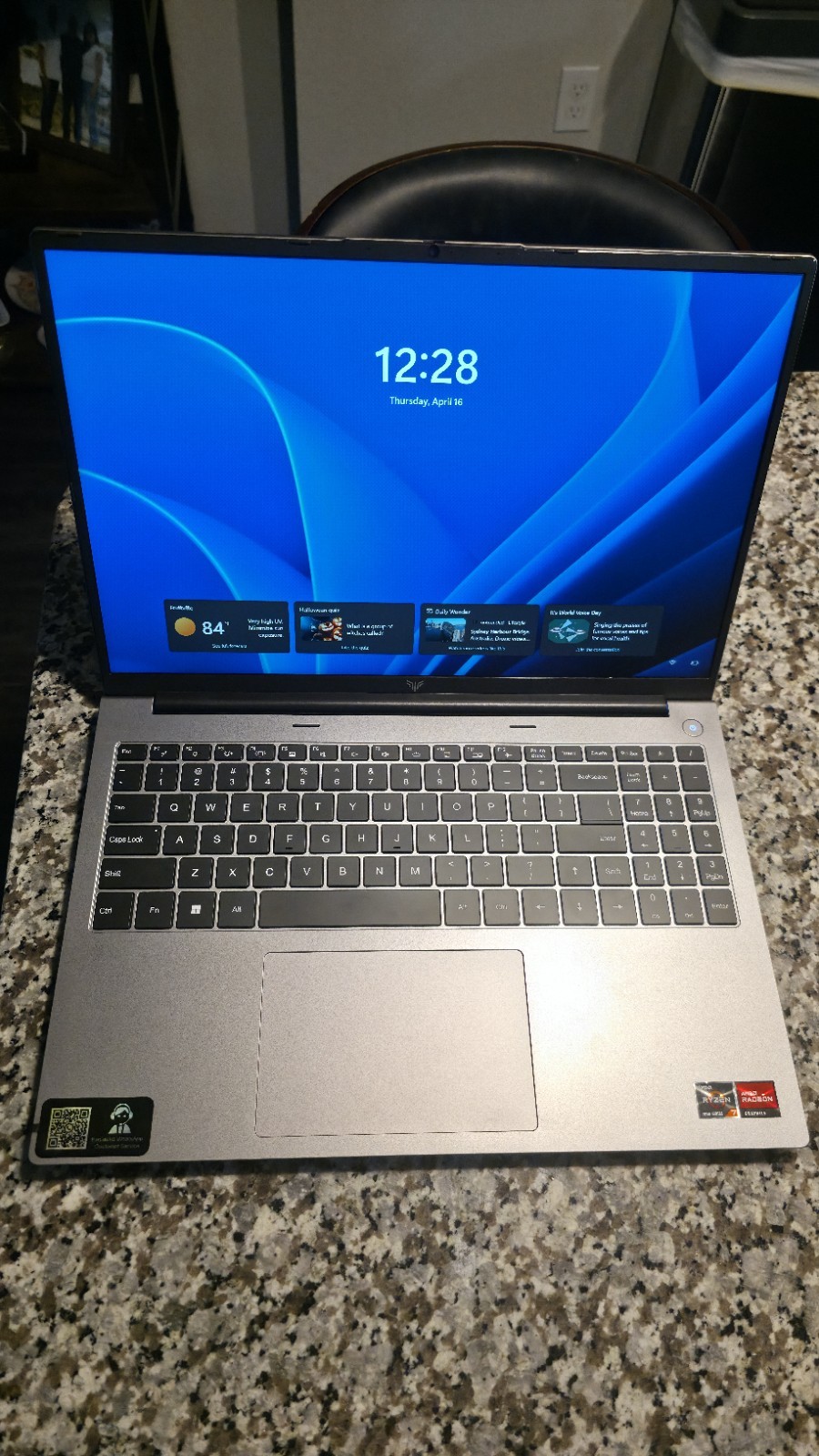 KAIGERR RX16 Light Gaming Laptop 16Inch RYZEN 7 7735HS