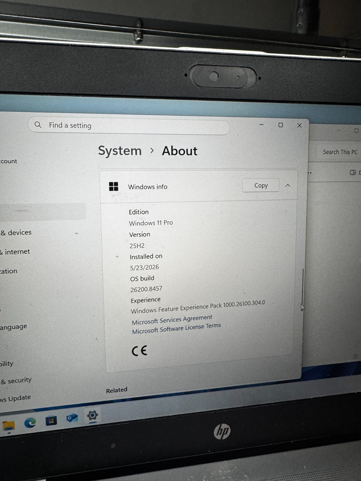 HP PROBOOK 640 G5 Core I5-8265 256GB SSD 8GB RAM Win11 Pro Laptop #5734