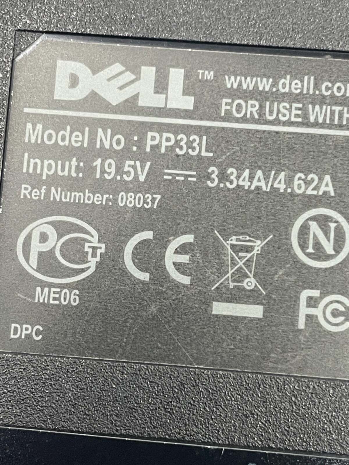 DELL STUDIO 1537 T6400 CPU – PP33L + Power Adapter READ!