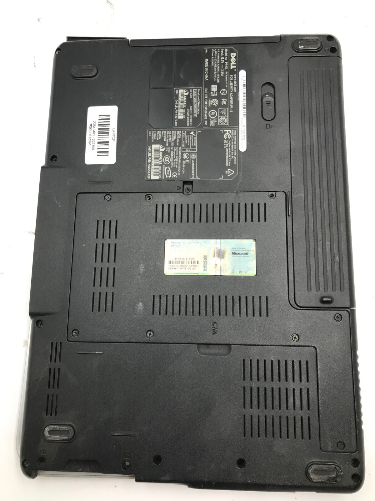 Dell Inspiron 1525 15″ Laptop Intel Core 2 Duo 3Gb RAM -BROKEN HINGE- MZ