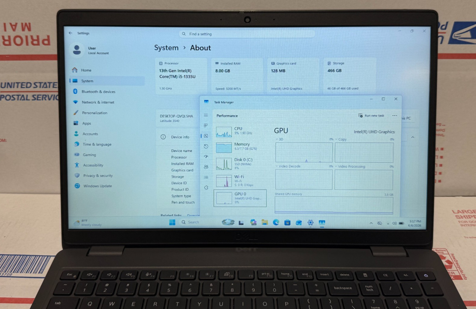 Dell Latitude 3540 | i5-1335U | 8GB DDR4 | 512GB NVMe | Windows 11 Pro