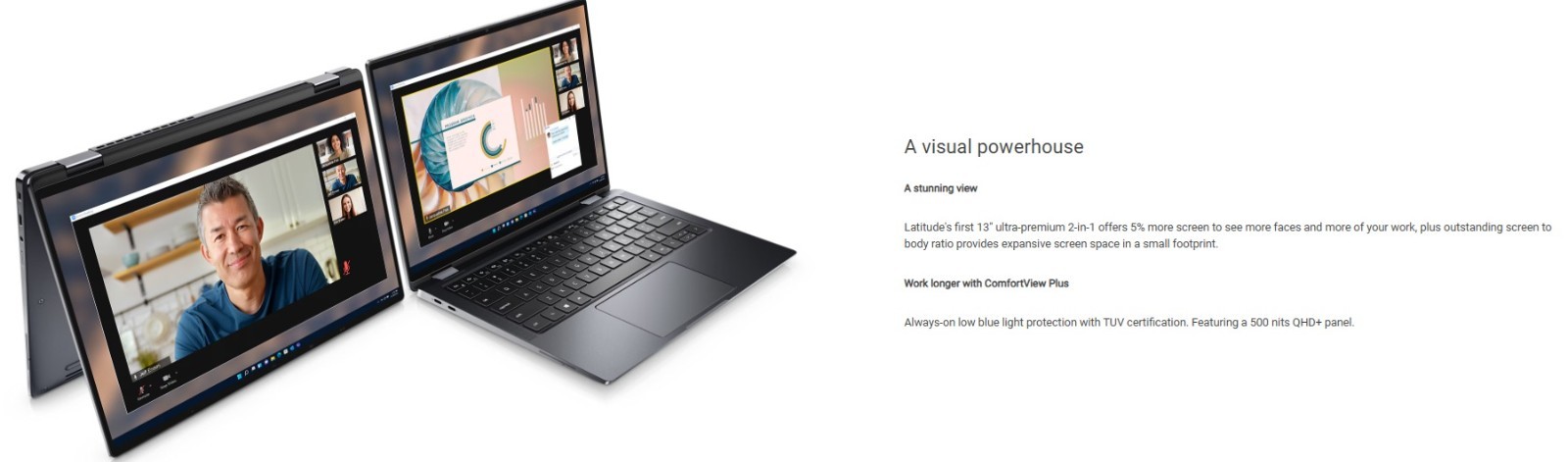 Dell Latitude 9330 2-in-1 Convertible Laptop PC 13.3″ QHD+ Touch i7 16GB Pro