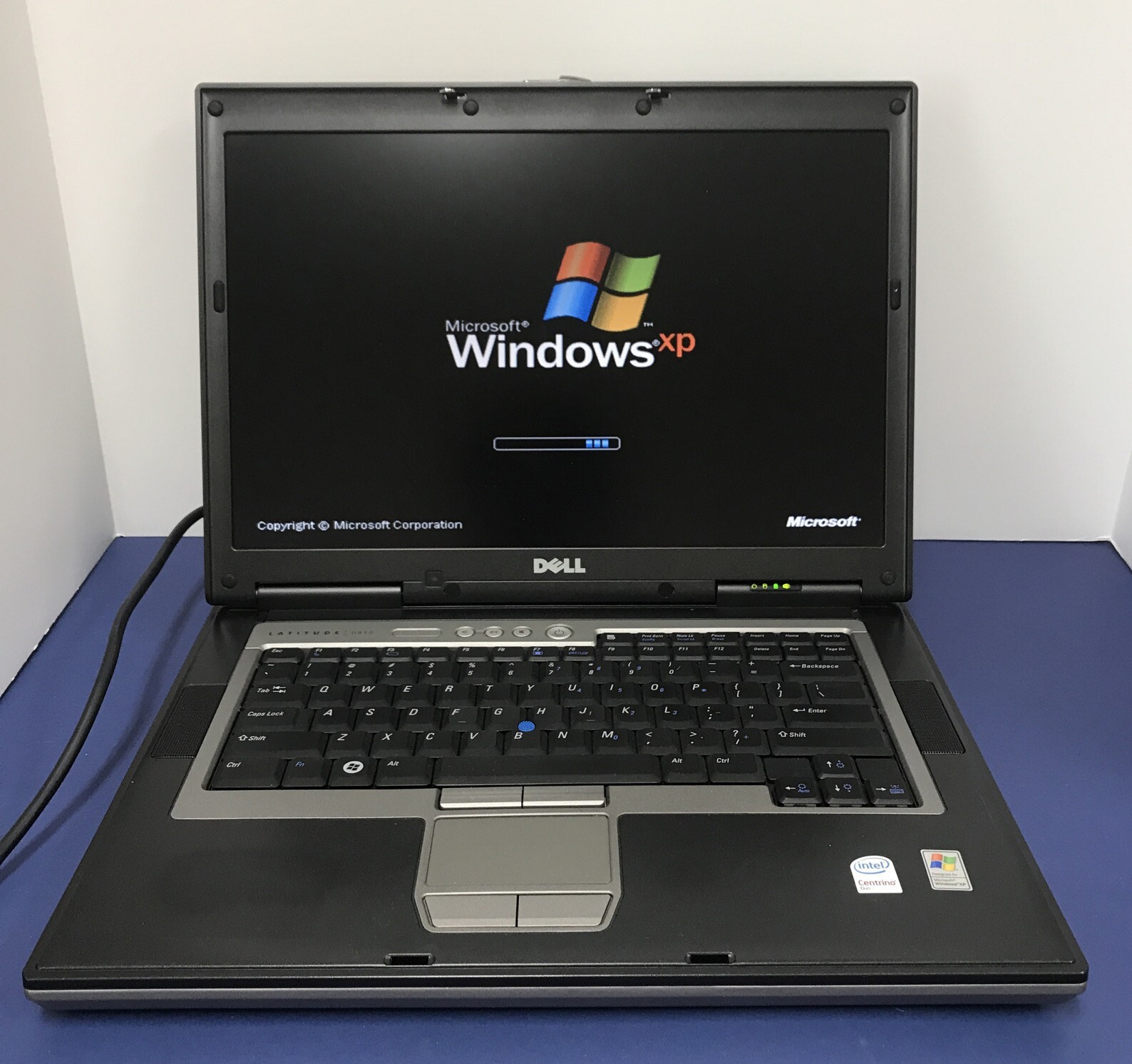 DELL LATITUDE D830 CORE 2 DUO 120GB 2GB RAM Windows XP Pro NO POWER CABLE