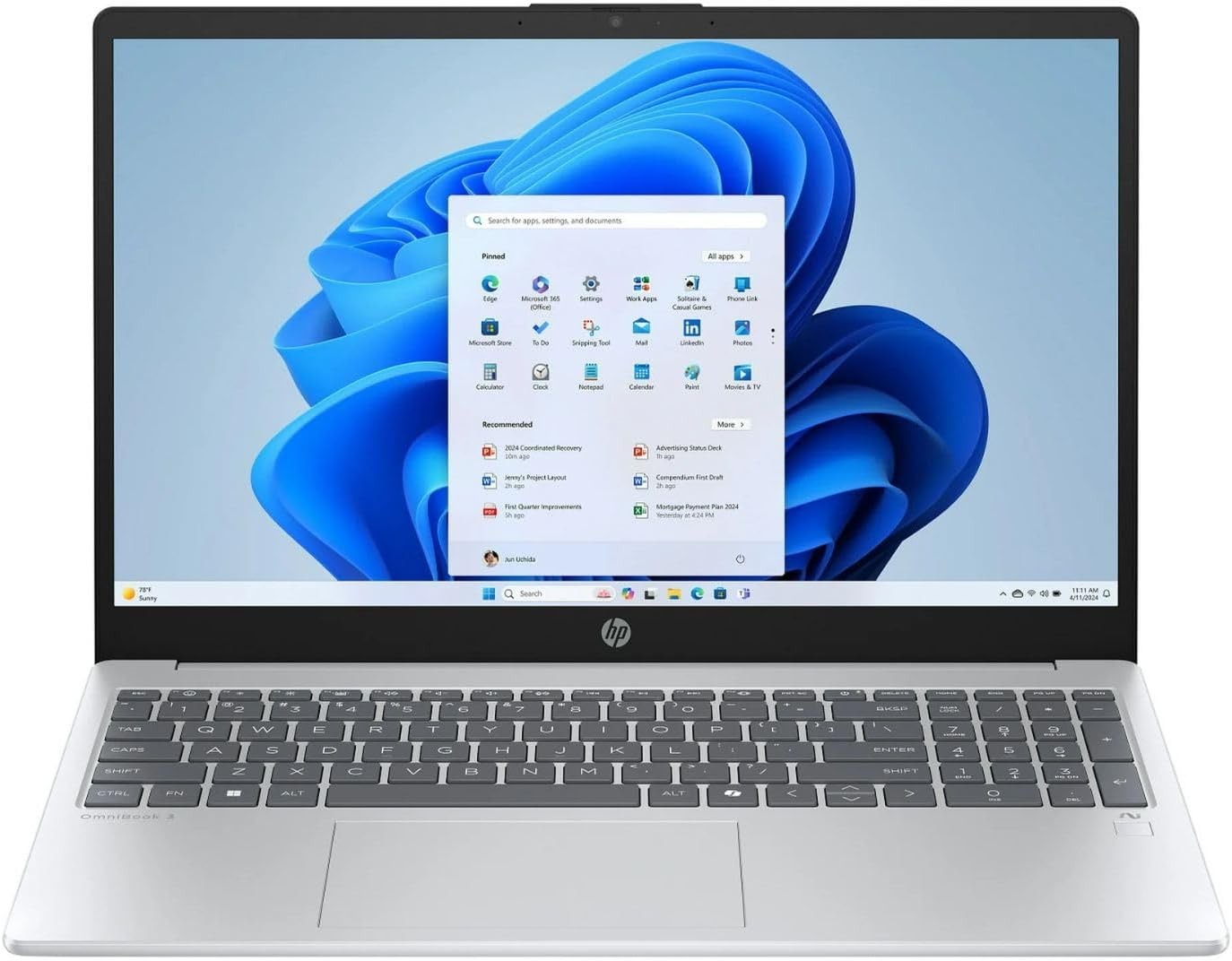 HP OmniBook 3 Copilot+ PC – 15.6″ AMD Ryzen 5 AI 5 330 2025 16GB RAM 512GB SSD