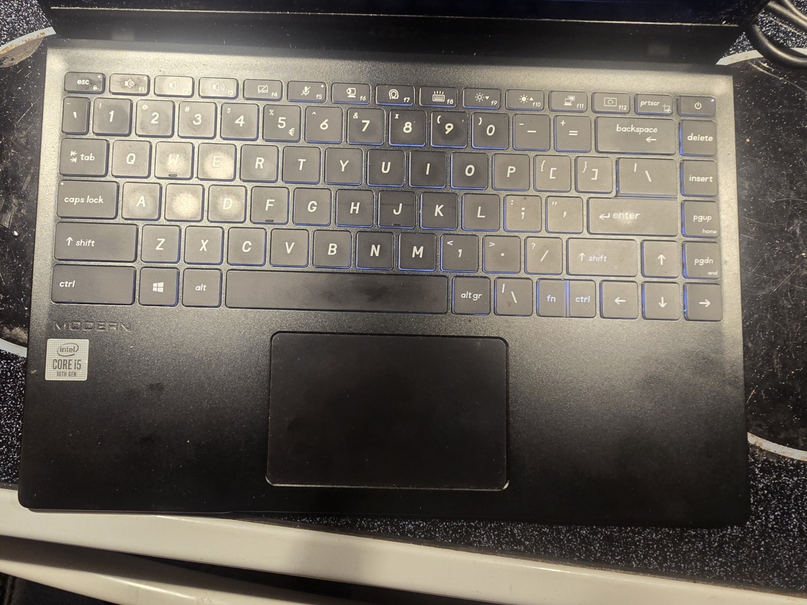 AS IS MSI Modern 14 B10MW-014 14” FHD IPS Laptop Intel i5-10210U No HDD Ram