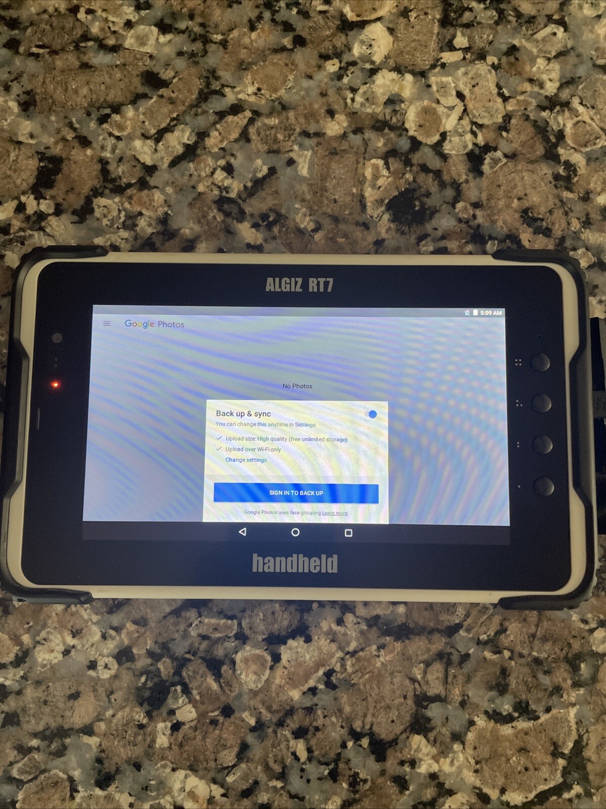 Algiz RT7 Handheld SELLING As Is UNTESTED PARTS/REPAIR