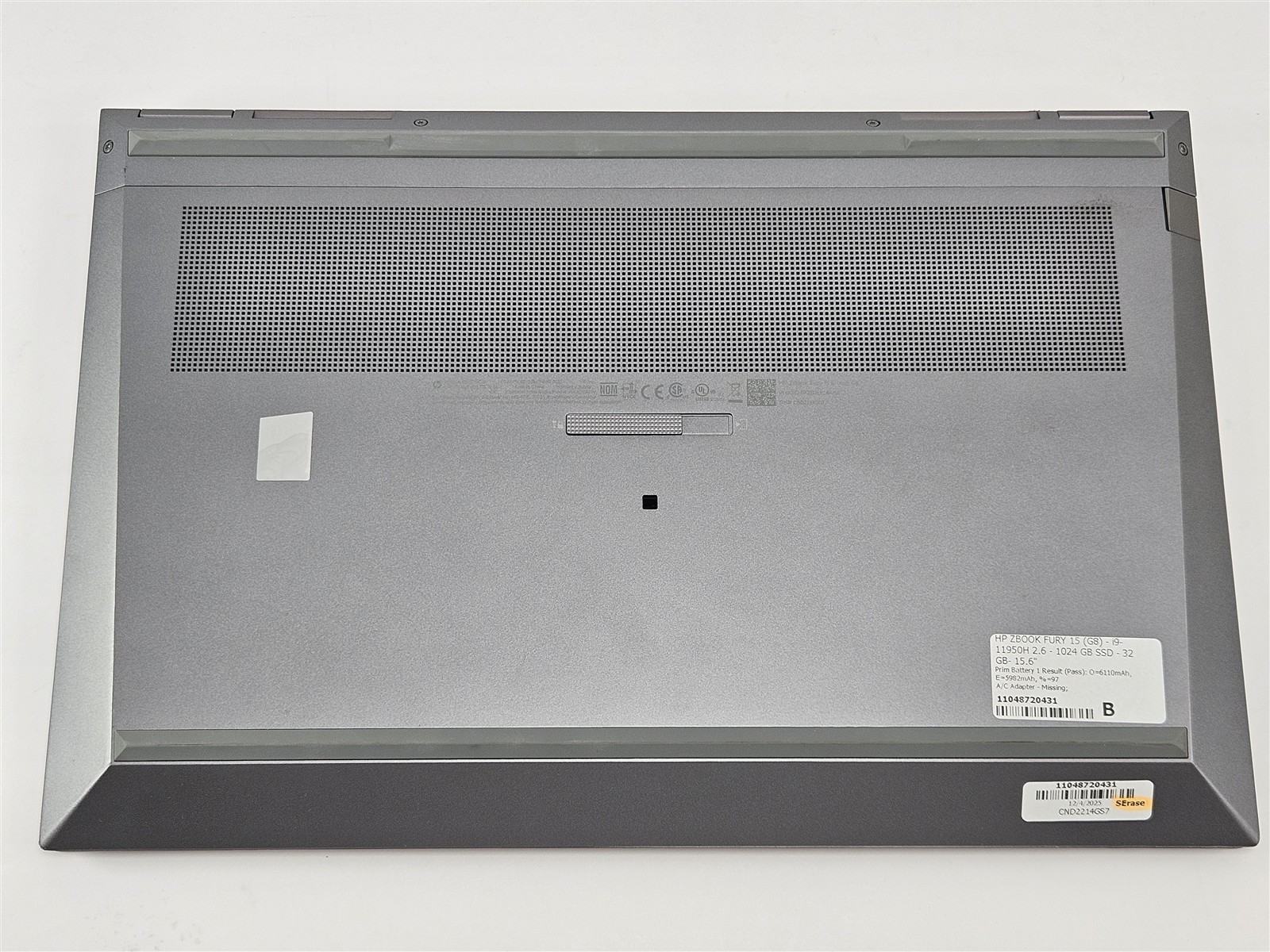HP ZBook Fury 15 G8 i9-11950H 32GB RAM 1TB SSD 15.6″ 1920×1200 RTX A4000